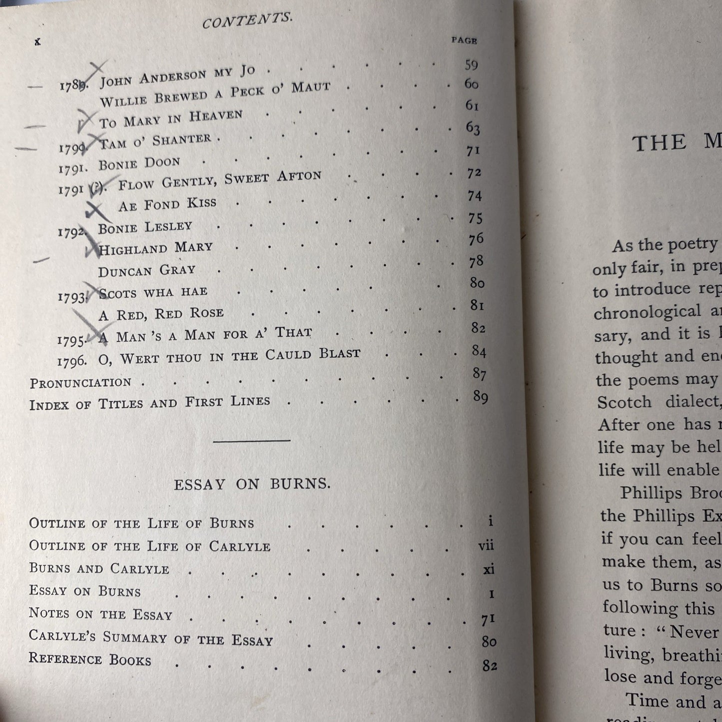Antique 1897 Representative Poems With Carlyles Essay Hardcover Book Red Small