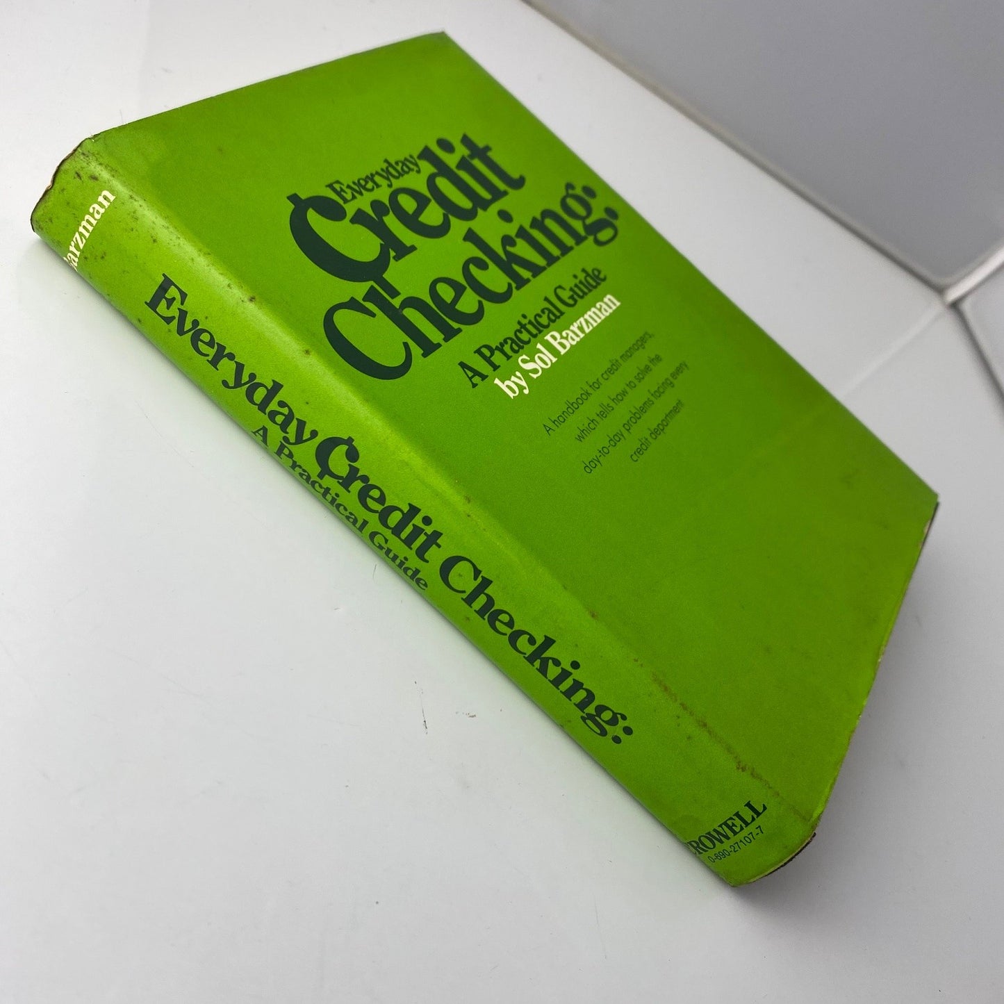 Everyday Credit Checking Sol Barzman 1973 First Edition Guide Crowell