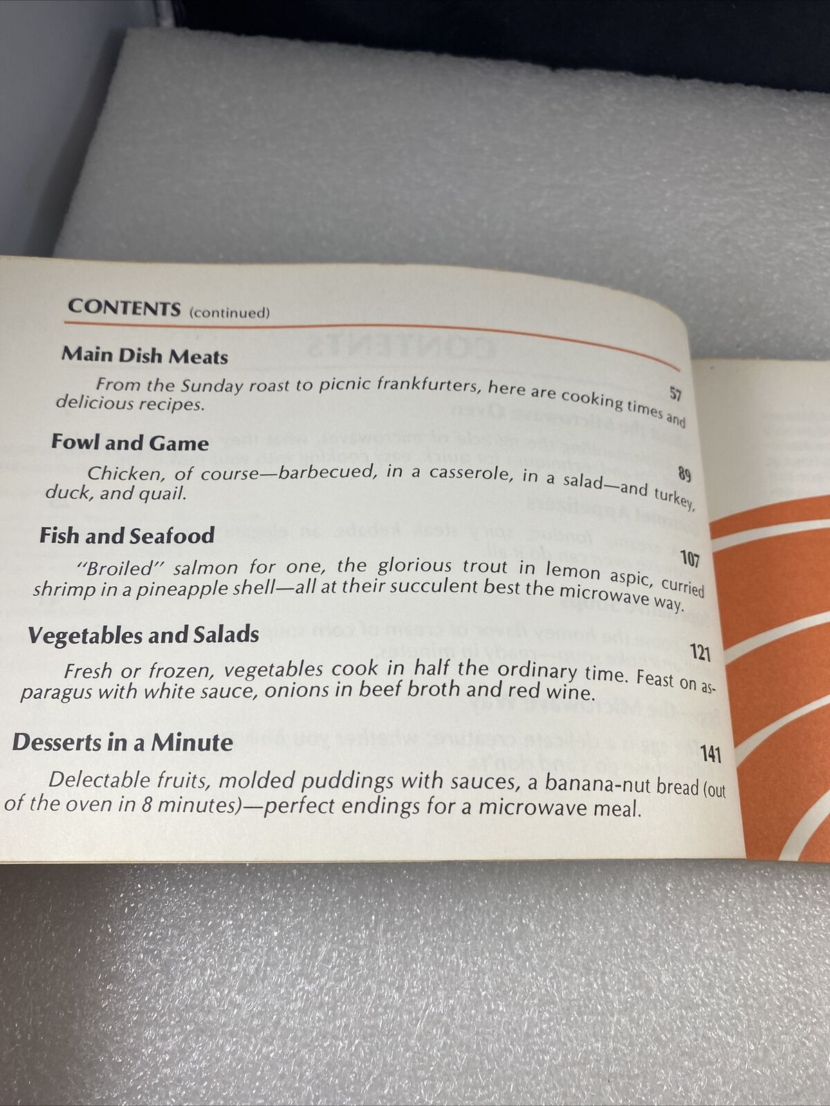 Rare Vintage 70s Microwave Cookbook Paperback Irena Charmers Rainbow First Print