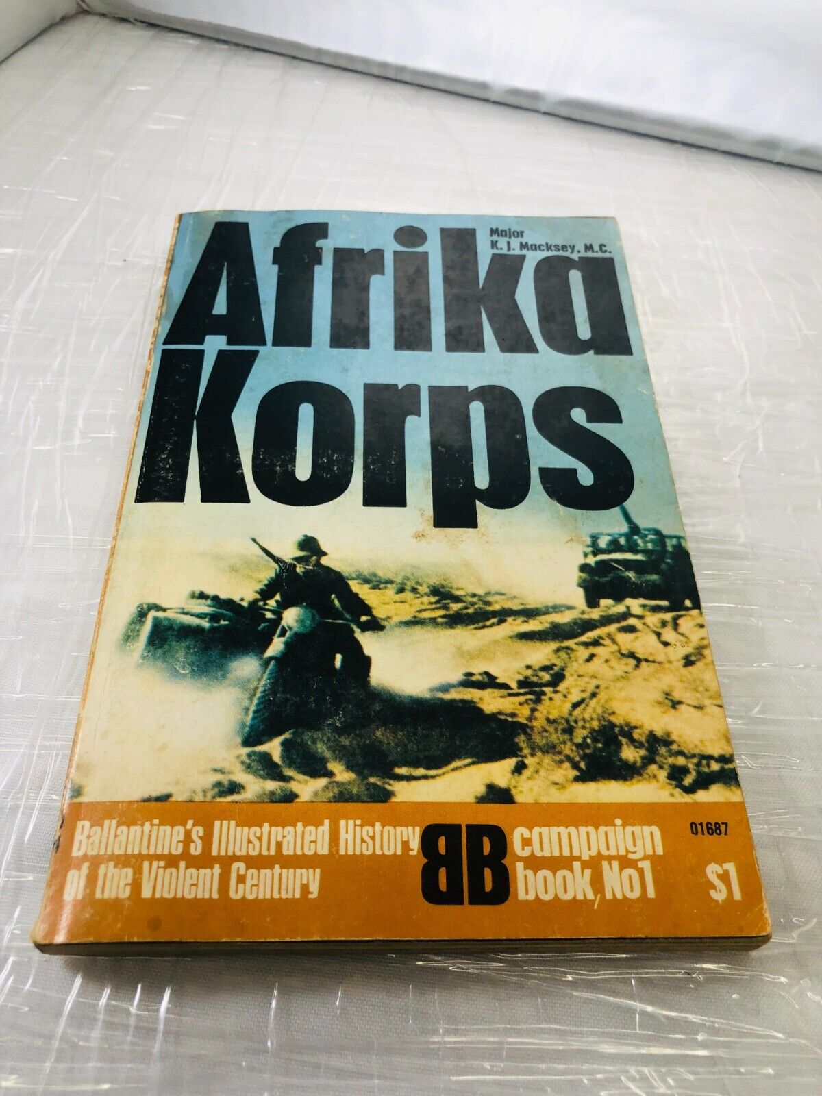 Afrika Korps by Major K. J. Macksey, M.C., Paperback, first ed. 2nd print 1972