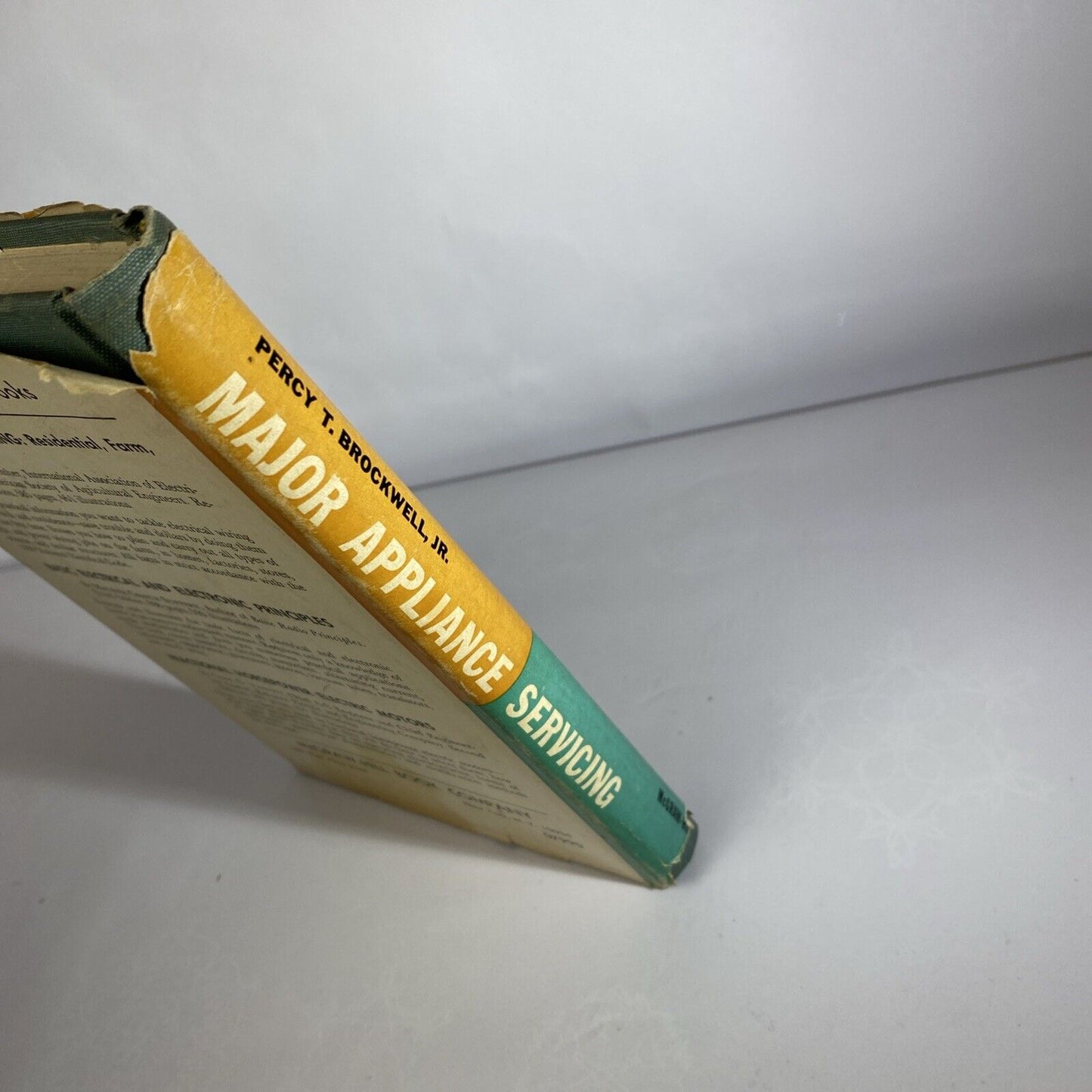 Major-appliance Servicing by Brockwell, P. T., 1958 Hardcover Vintage 50s Text