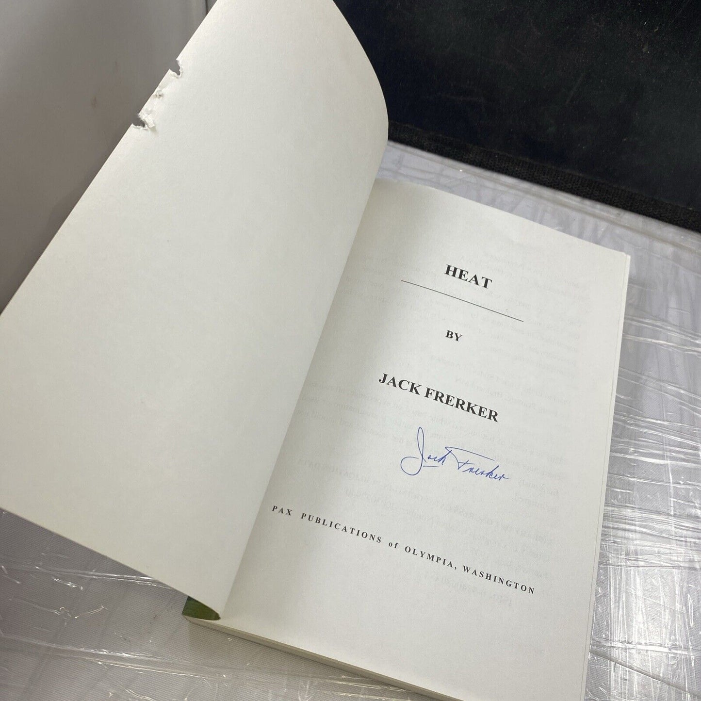 HEAT SIGNED By Jack Frerker Rare Historical Fiction Southern Illinois Native