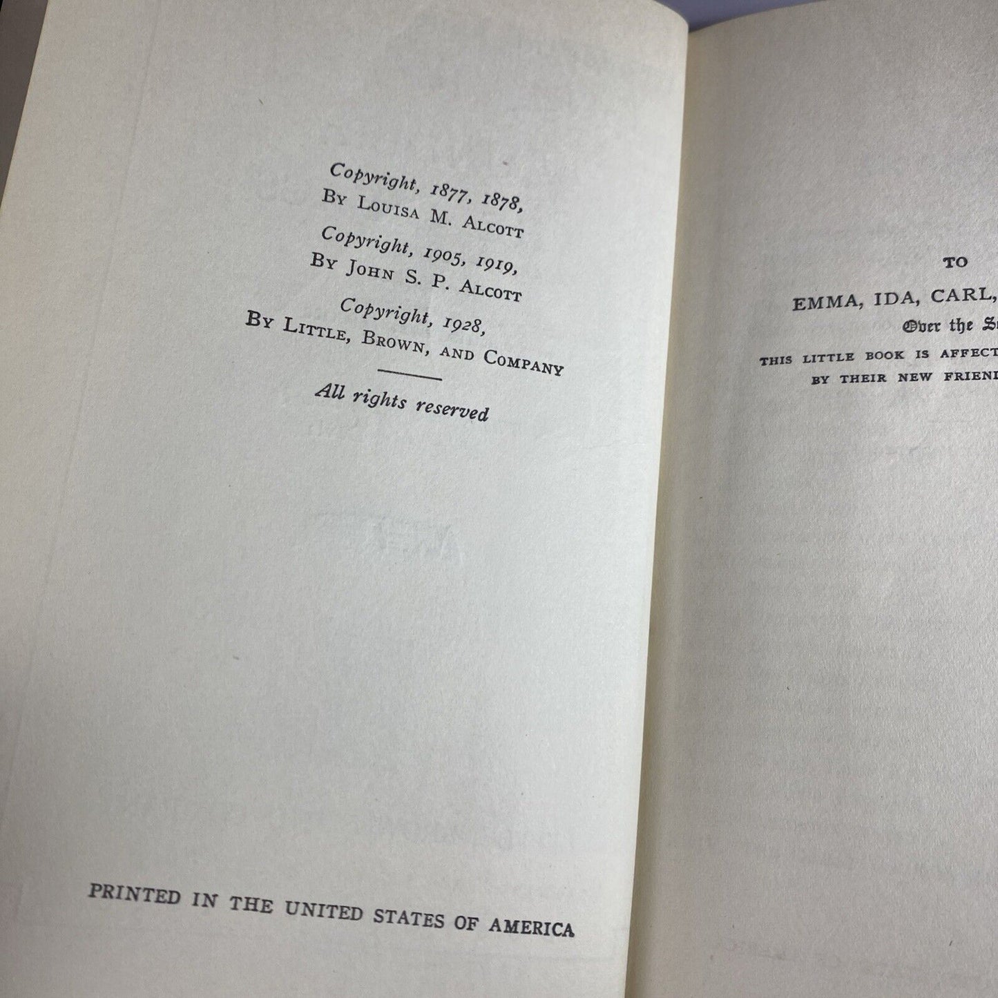 UNDER THE LILACS, Alcott, Ex-Lib, HB/DJ Orchard house Ex Library Rebound