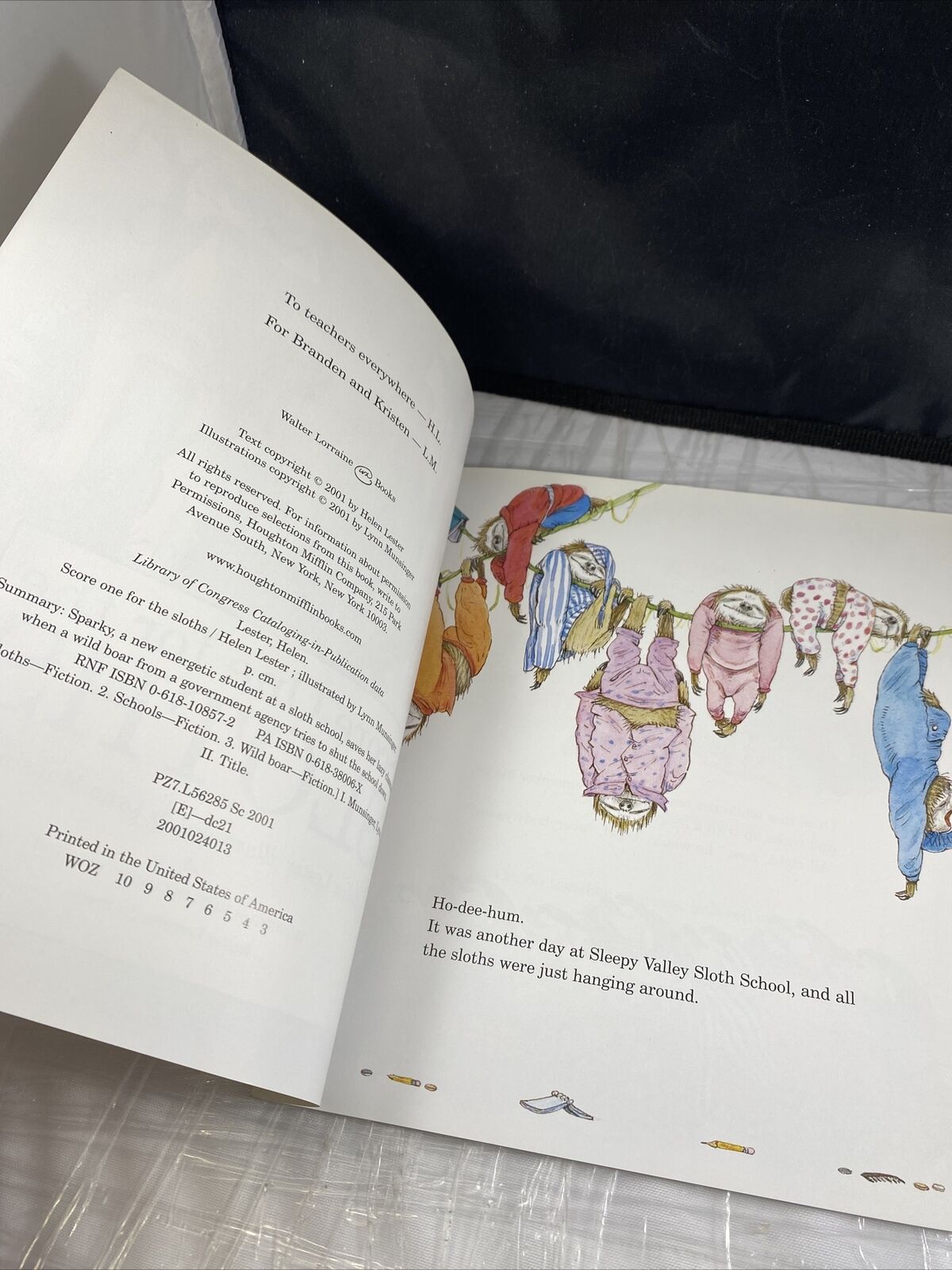 Score One for the Sloths - Hardcover By Lester, Helen IllustratedSloth Kids Book