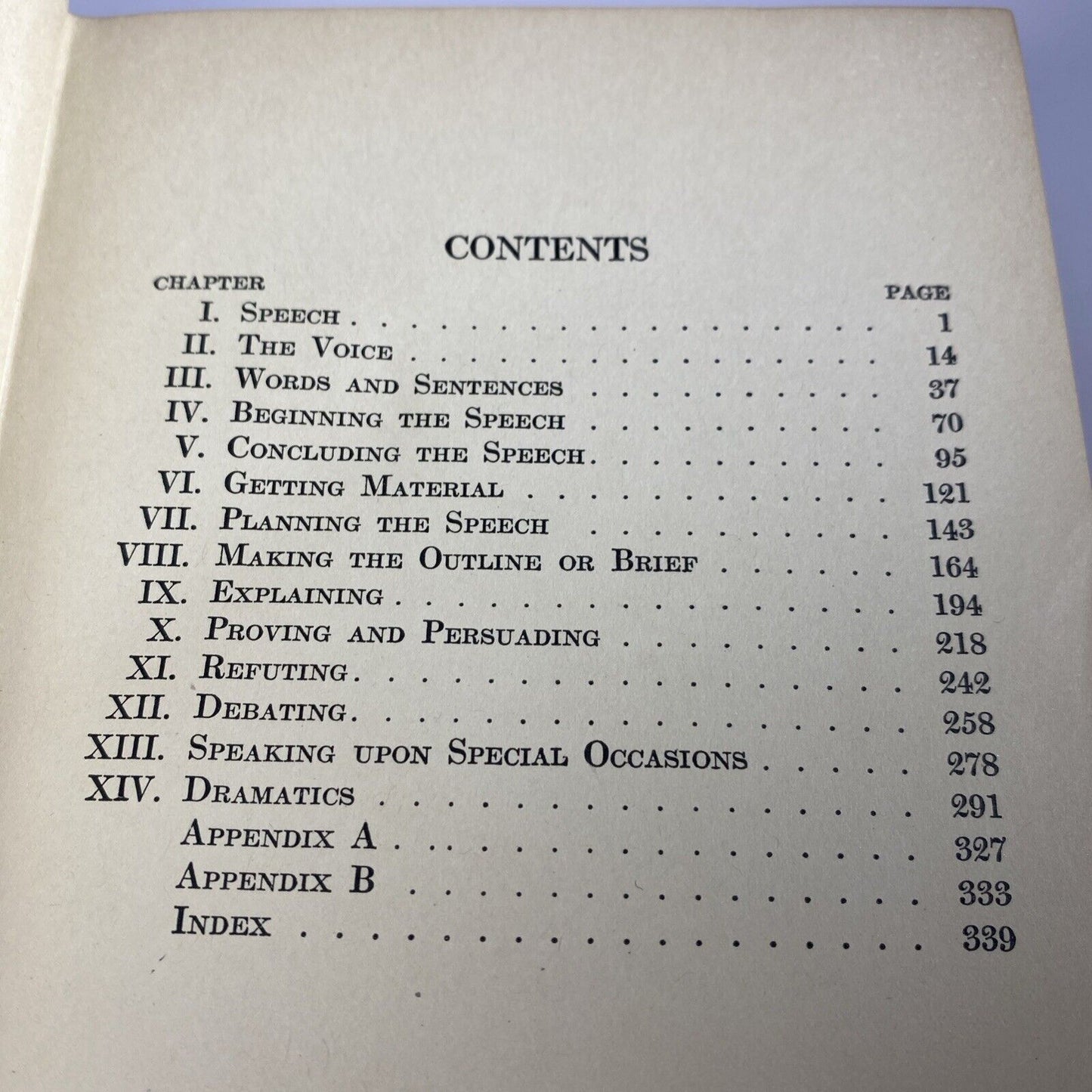 Antique Public Speaking Book Communications Speech Writing Giving Debating 1922