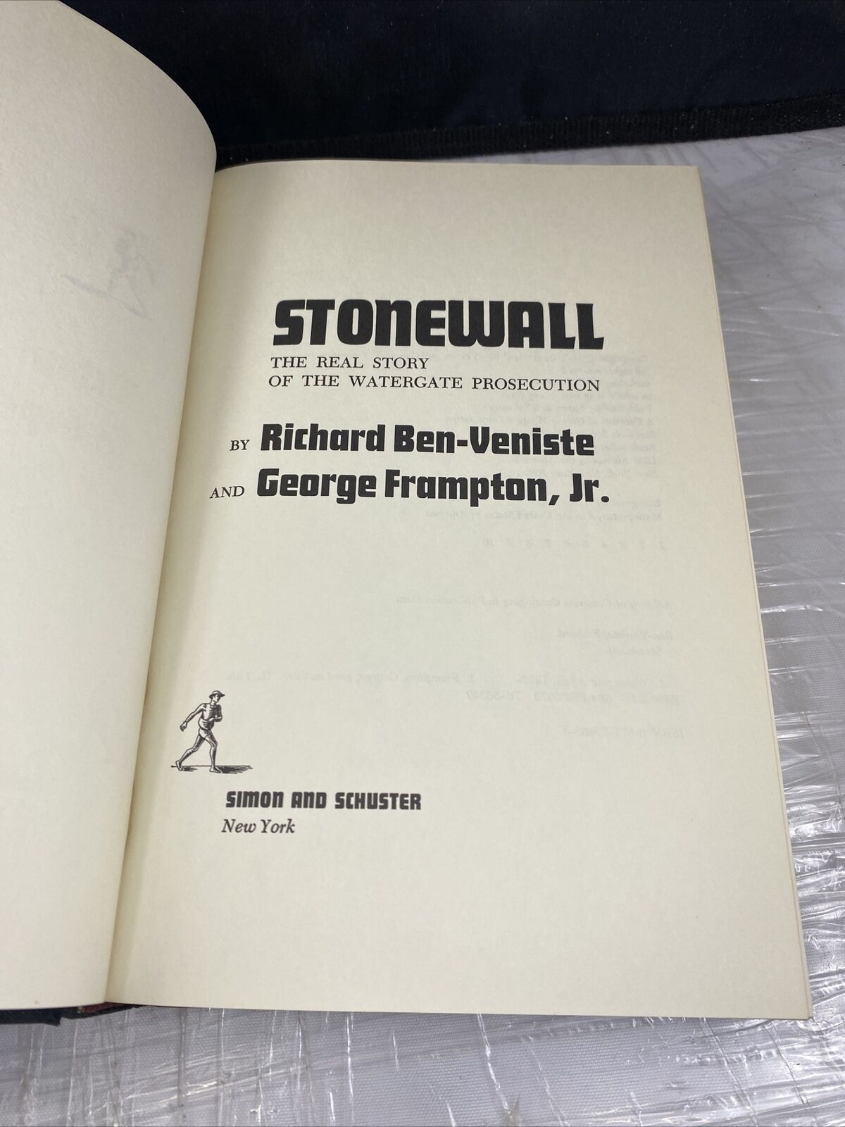 Stonewall, the Real Story of Watergate Vintage 70s Political Politics History
