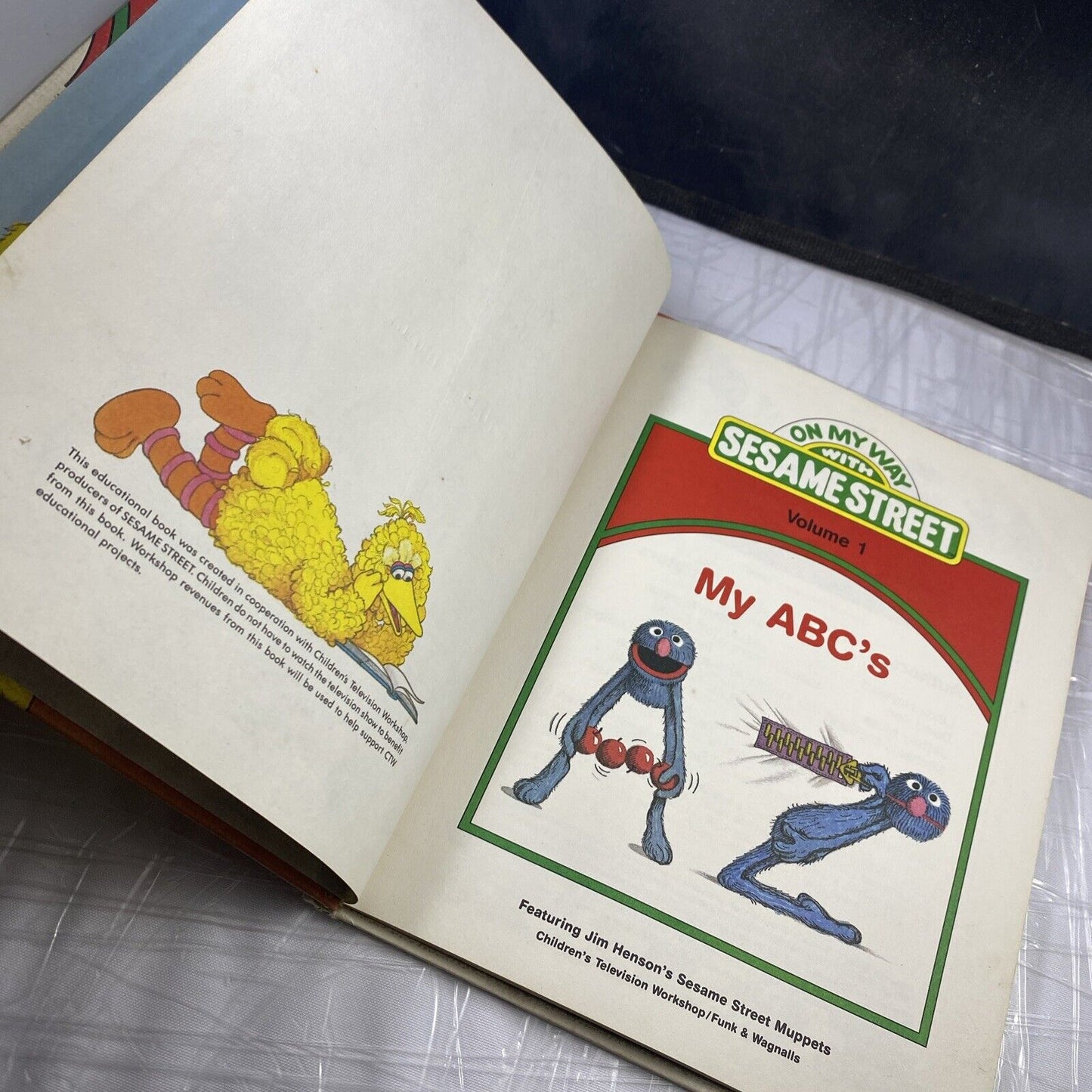 On My Way with Sesame Street, Volume 1, My ABC's Illustrated FIRST PRINT!