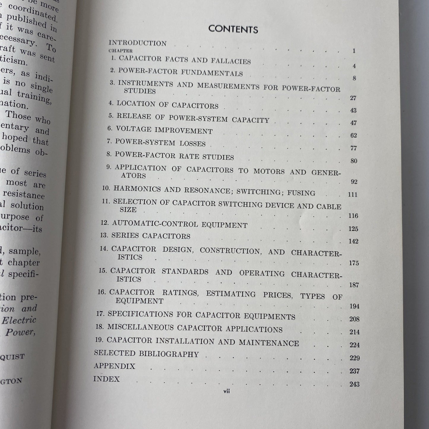W C Bloomquist / Capacitors for Industry Their Selection Application 1st ed 1950