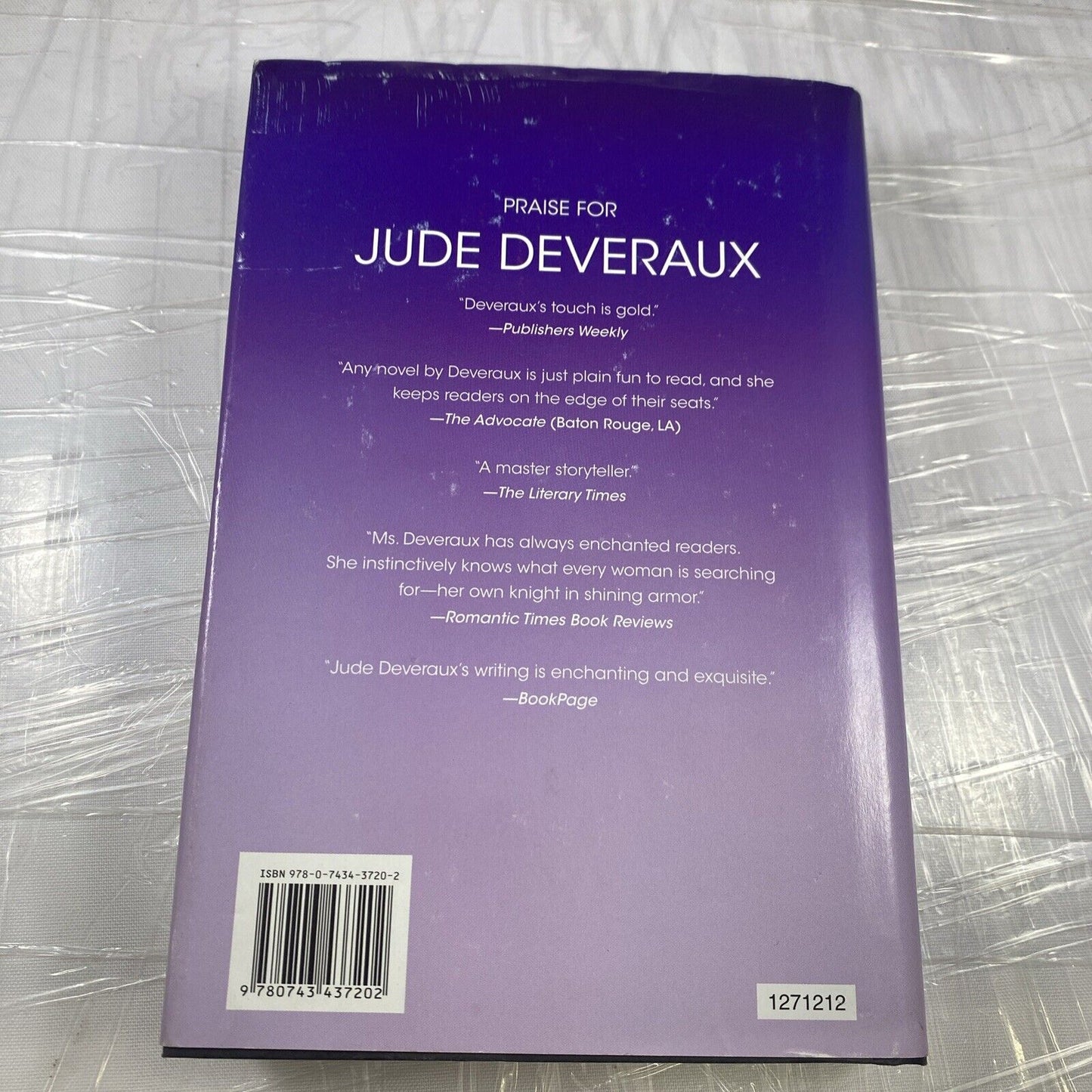Lavender Morning by Jude Deveraux, Hardcover! Book Club Edition VG