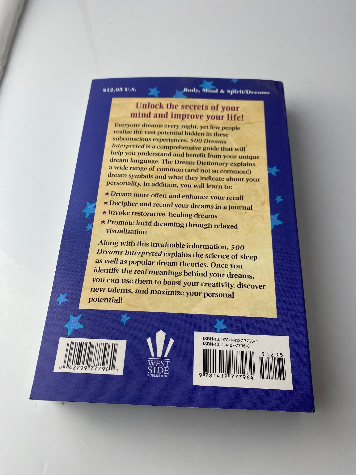 500 Dreams Interpreted Helen Bertrand 2009 Dream Symbols Dictionary WestSide