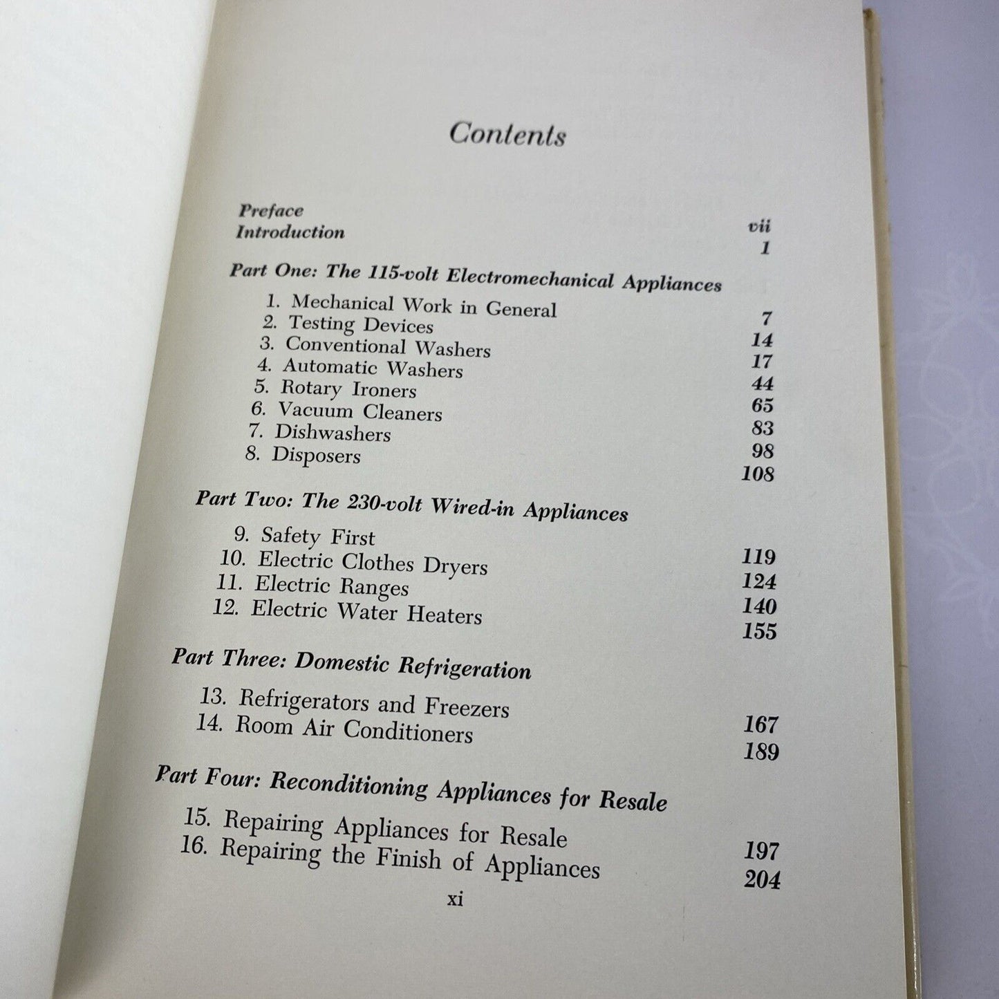 Major-appliance Servicing by Brockwell, P. T., 1958 Hardcover Vintage 50s Text