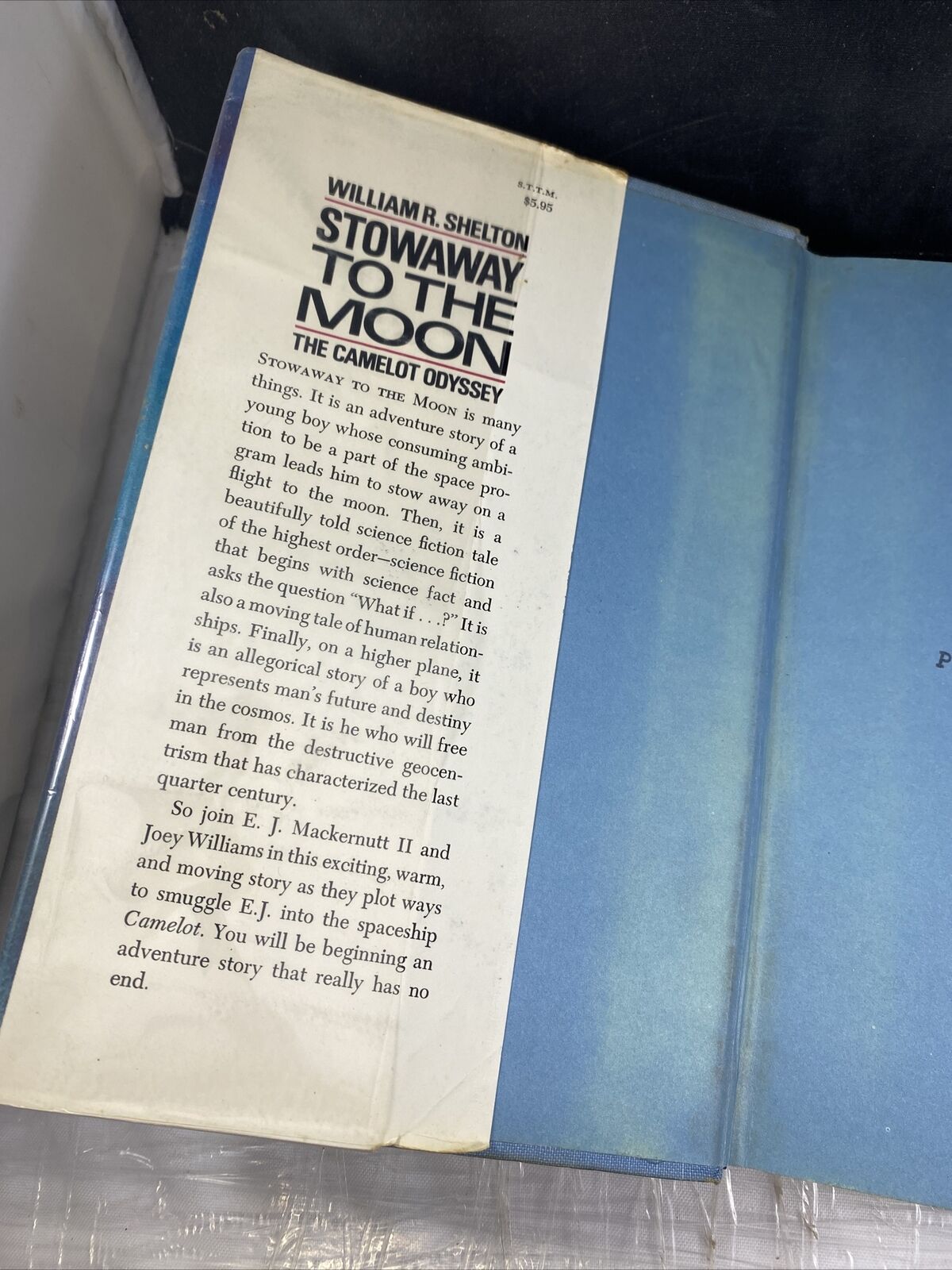 STOWAWAY TO THE MOON;: THE CAMELOT ODYSSEY By William Roy Shelton - HCDJ 1st Ed