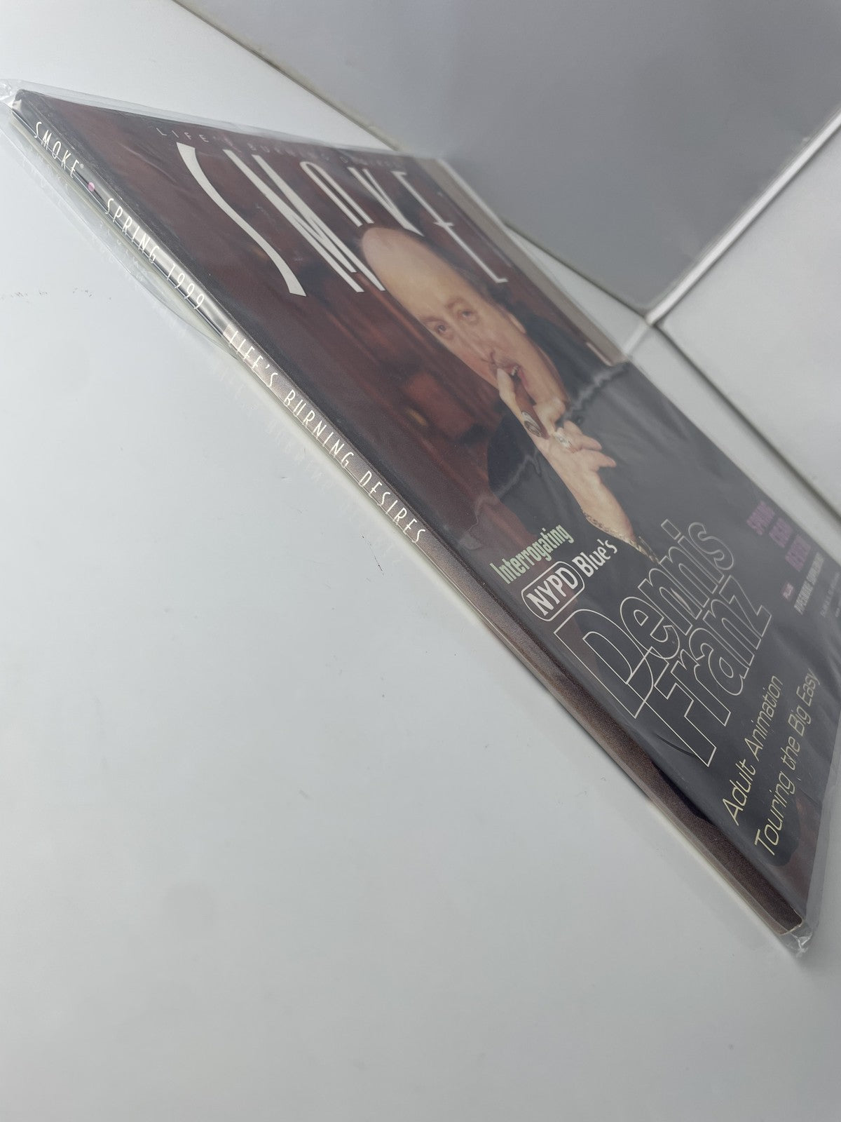 Vintage Smoke Magazine Spring 1999 Dennis Franz NYPD Blue Cigar Review Animation
