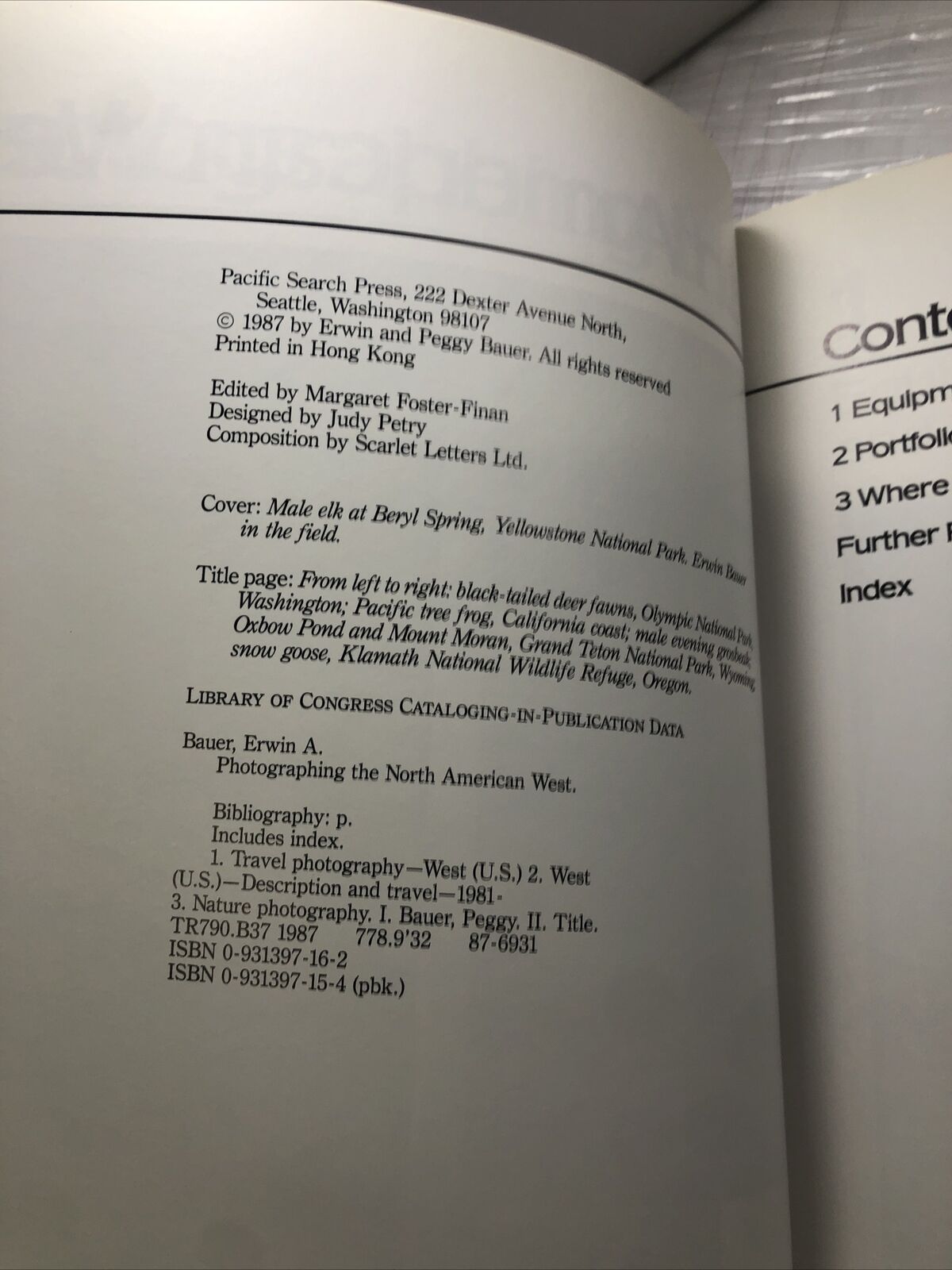 Photographing the North American West by Erwin and Peggy Bauer How To Rare Book