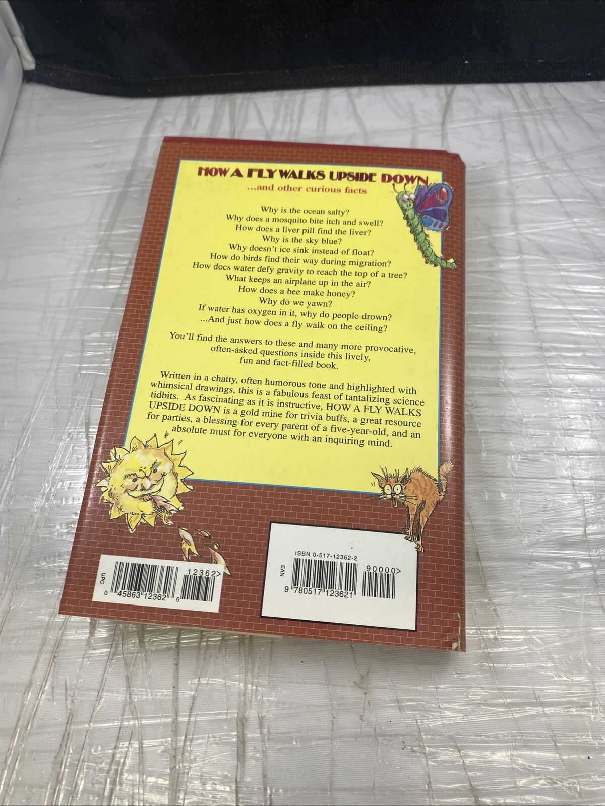 How A Fly Walks Upside Down Book ~ Martin M Goldwyn Funny Facts Vintage Kids