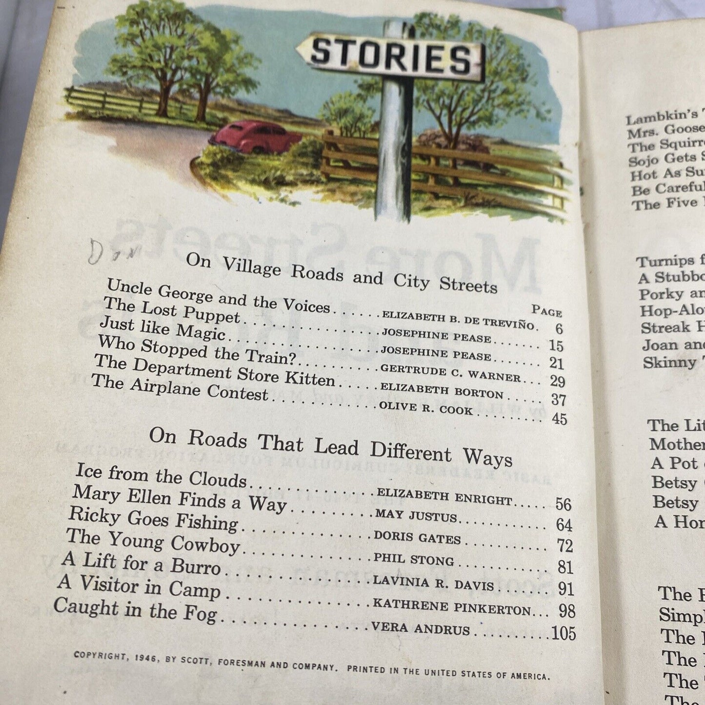 More Streets and Roads Basic Readers: Curriculum Foundation Series 1946-1947 Ed.