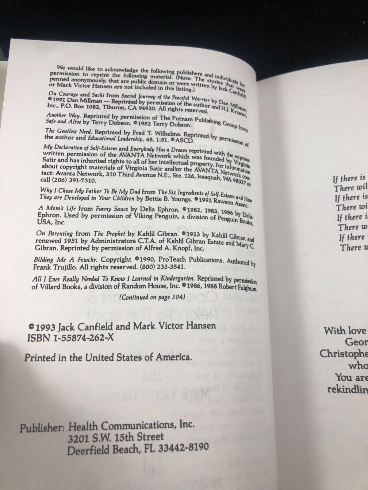 A 3rd Serving of Chicken Soup for the Soul: 101 More Stories to Open -