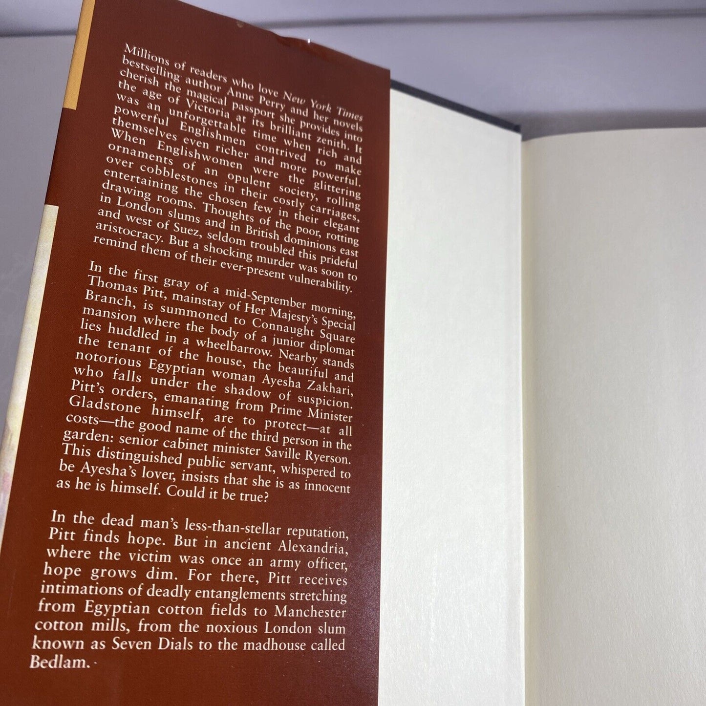 Seven Dials Hardcover Anne Perry Book Club Edition Very Good Condition, Mystery