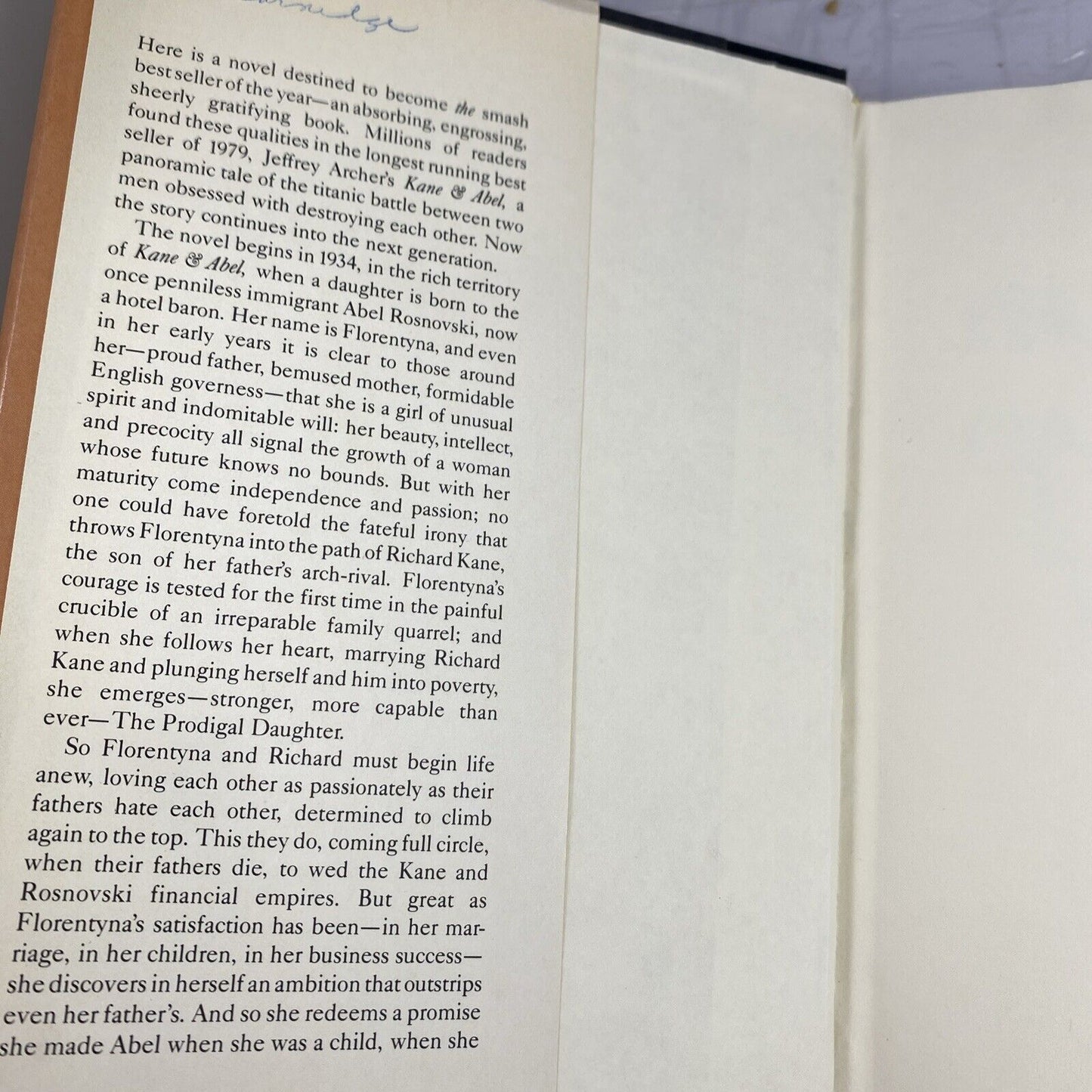 The Prodigal Daughter - Hardcover By Archer, Jeffrey - VERY GOOD