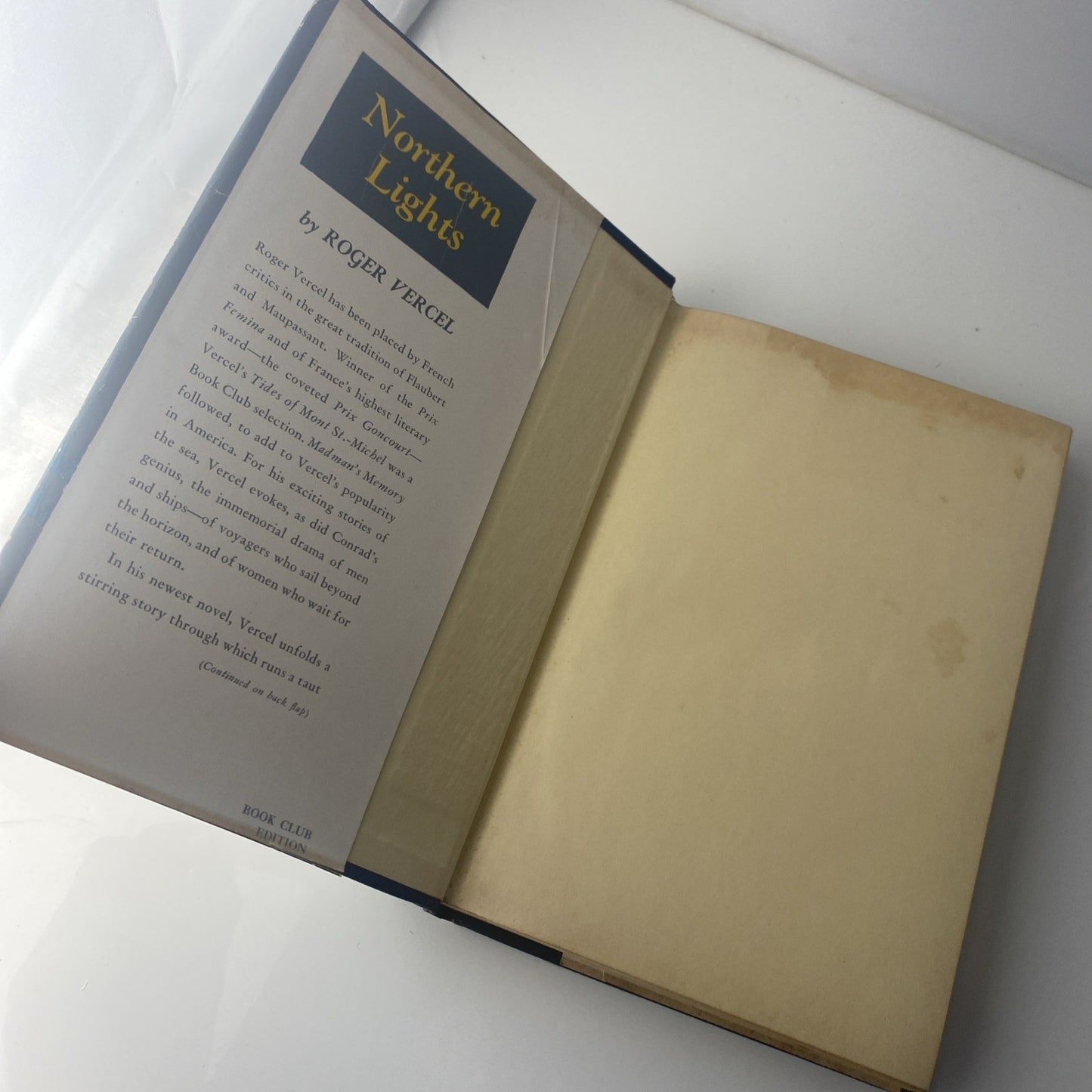 Vintage Fiction Northern Lights Roger Vercel Hardcover Book Club Edition 1948