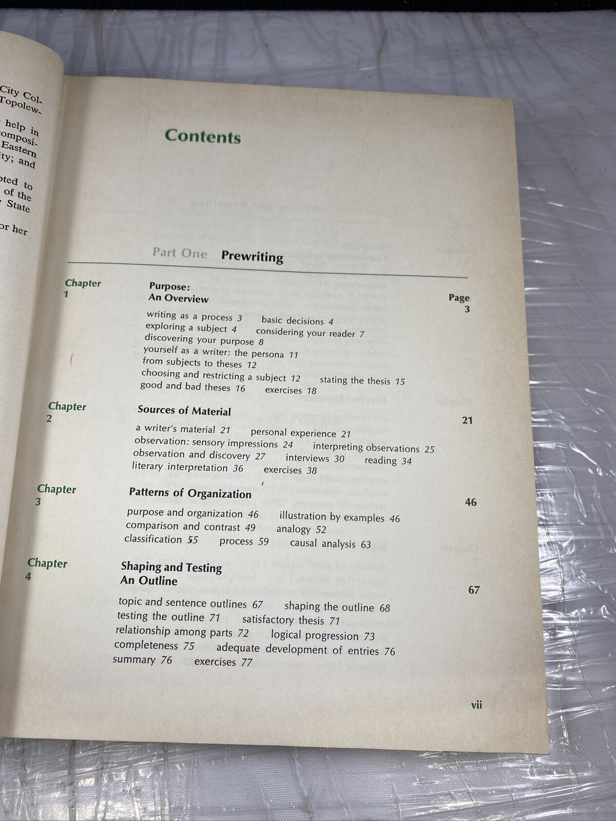 Writing with a Purpose Fifth Edition by James McCrimmon Vintage 70s Textbook