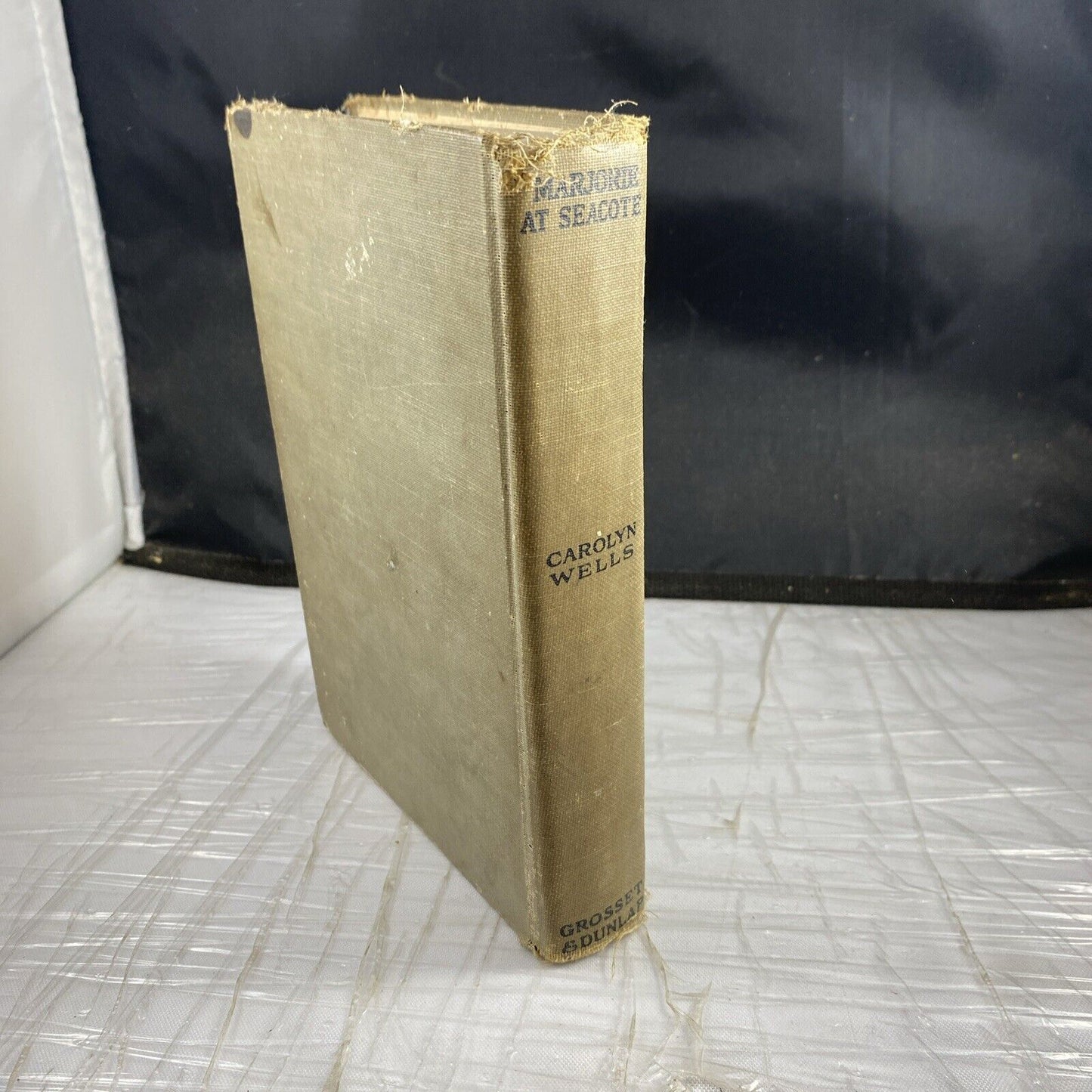 Carolyn Wells MARJORIE AT SEACOTE 1912 Rare First Edition Antique Worn Book