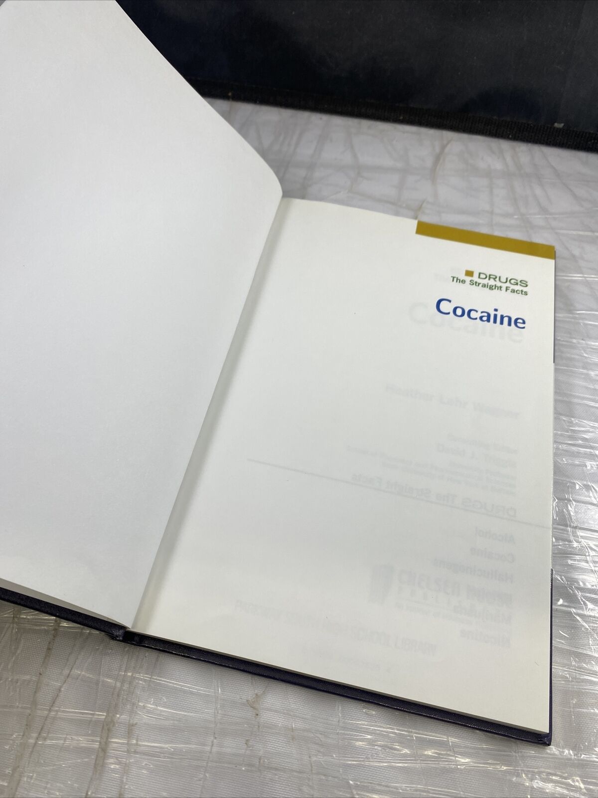 Cocaine Hardcover Heather Lehr Wagner Vintage Drug Education Ex Libris Book