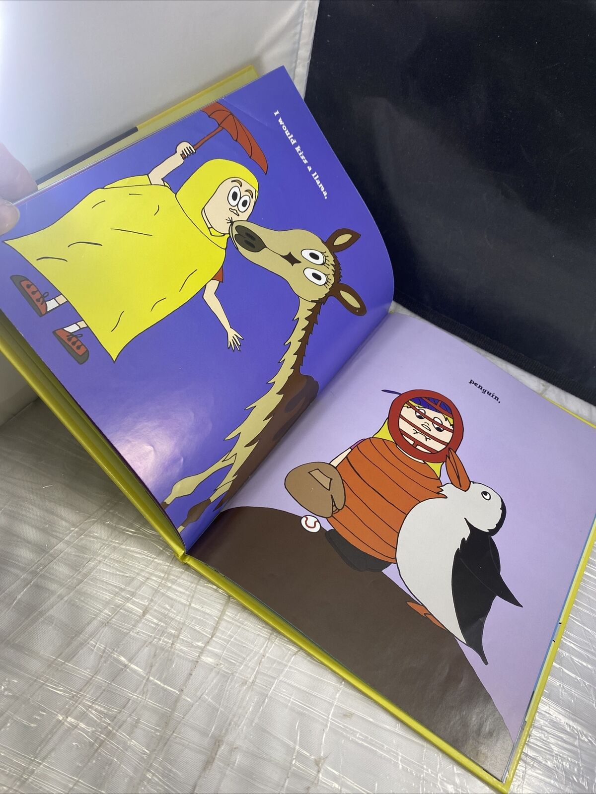 I Don't Want to Kiss a Llama (Signed & inscribed) Illustrated Kids Animal Book