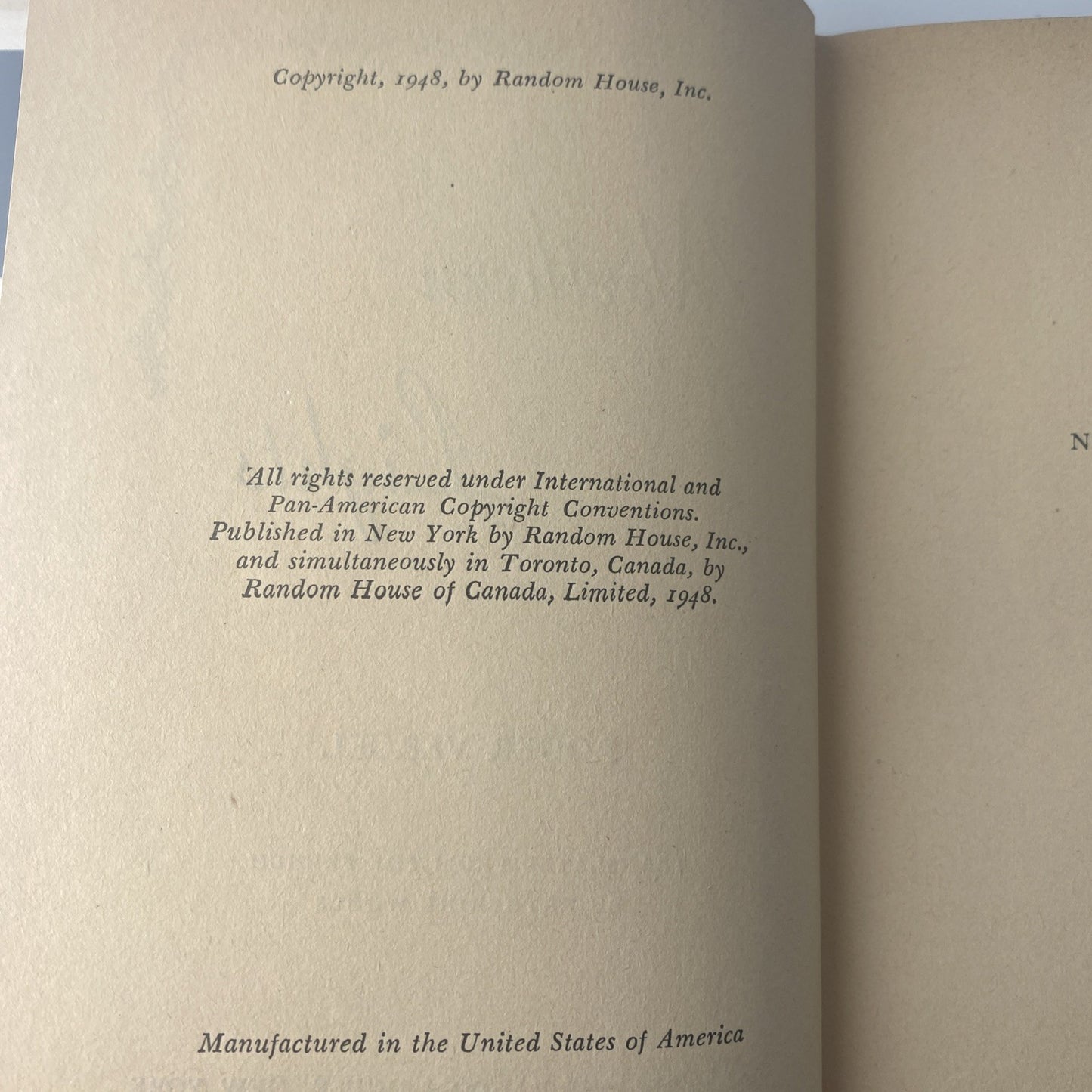 Vintage Fiction Northern Lights Roger Vercel Hardcover Book Club Edition 1948