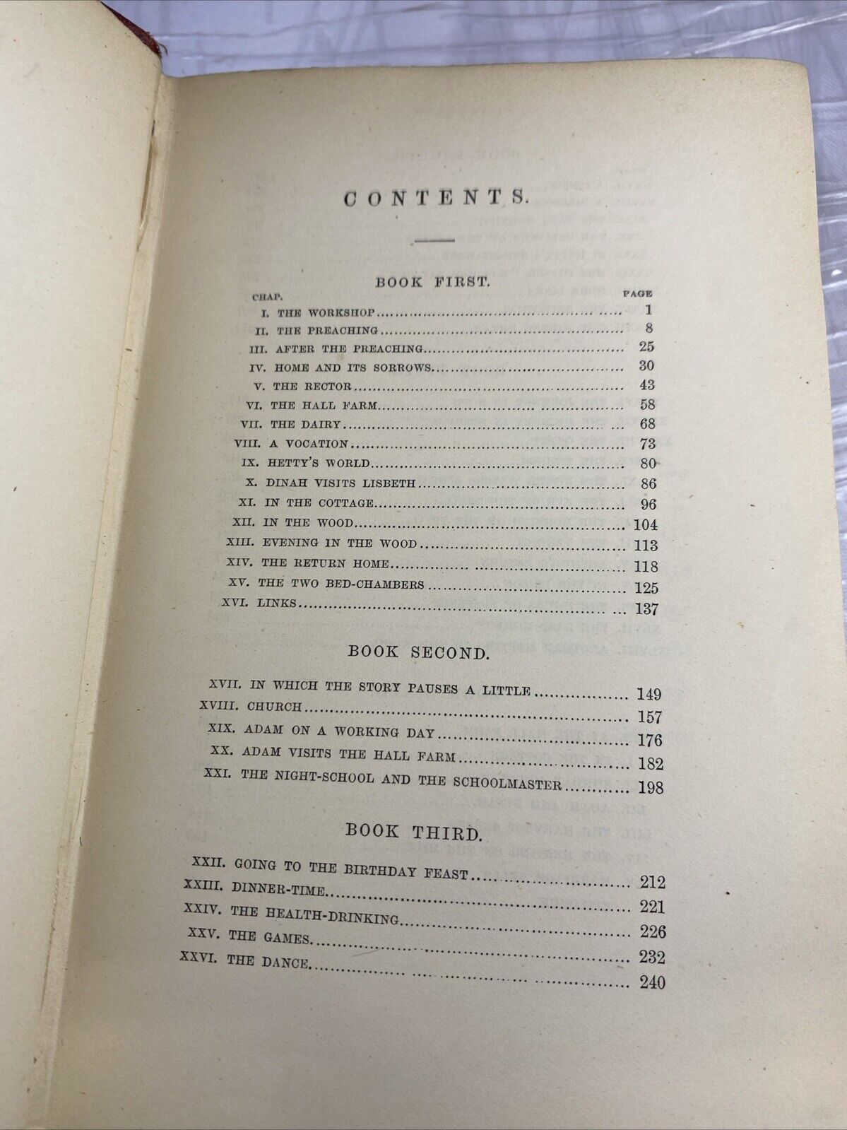 Adam Bede By George Elliot Hardback Antique Classic Literature