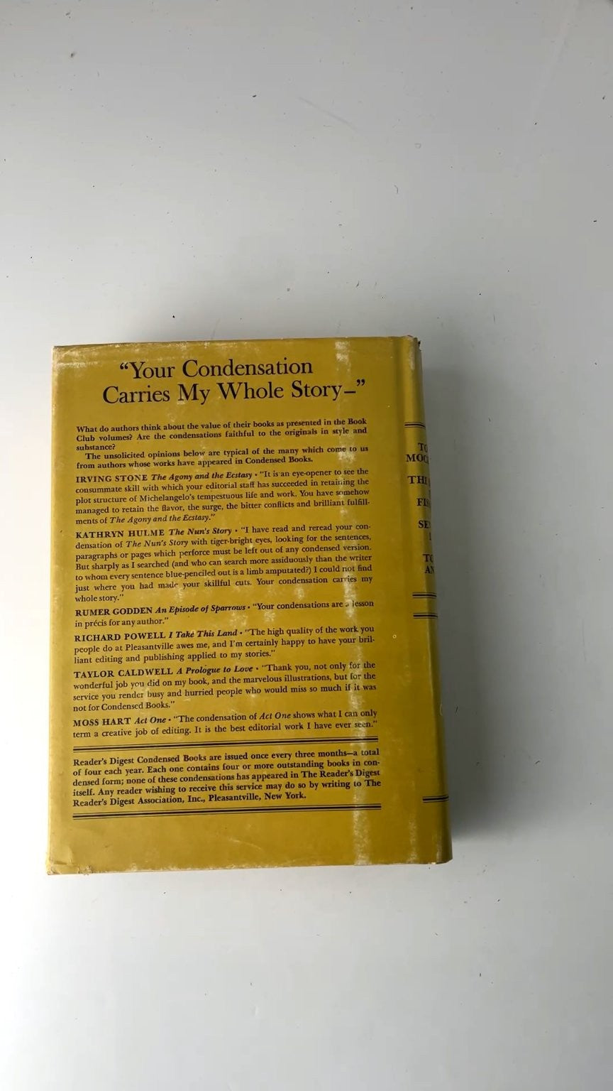 Best Sellers Reader's Digest Condensed Books 1963 First Edition Collection
