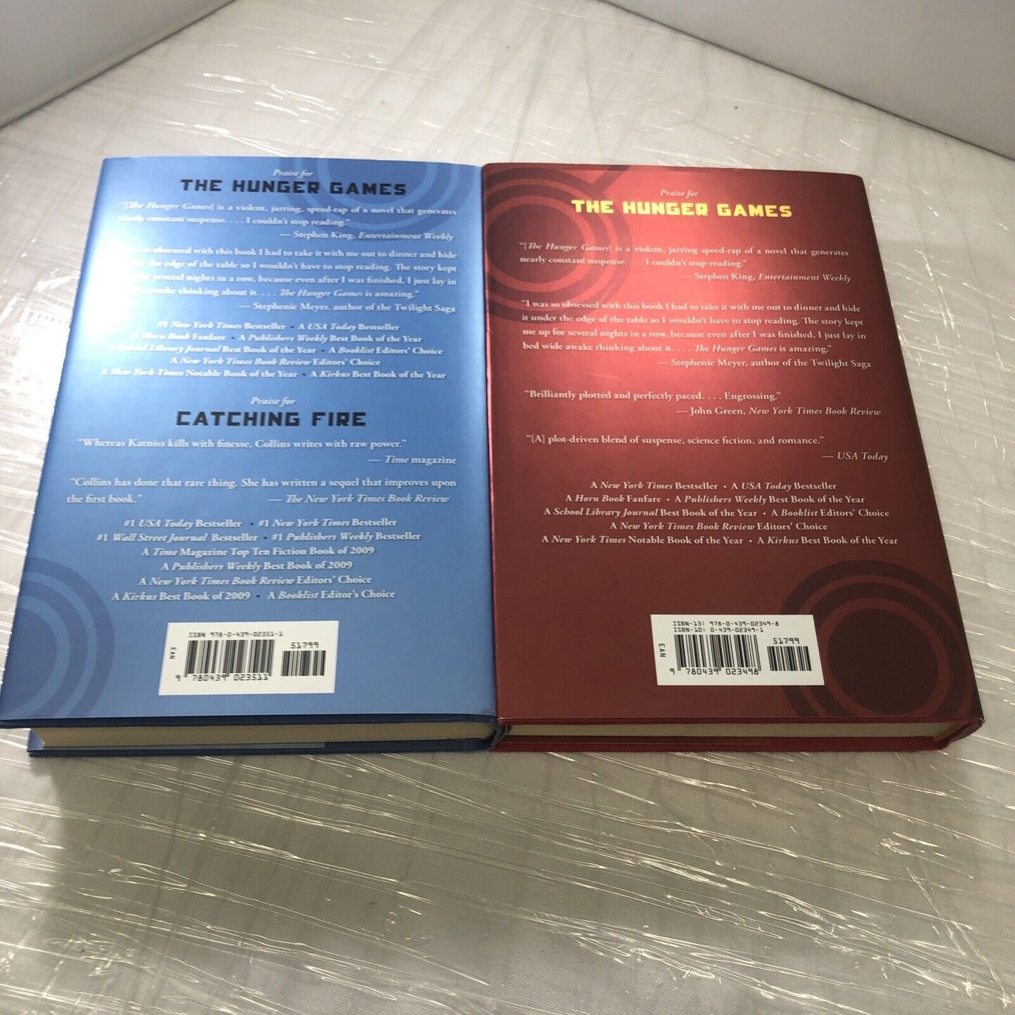 The Hunger Games:Catching Fire & Mocking Jay Suzanne Collins 2009-10 HC 1stEd