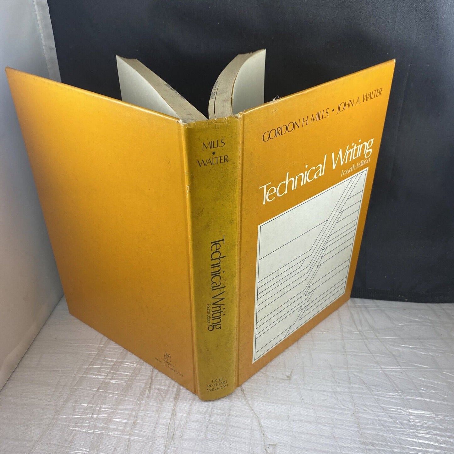 Technical Writing by Gordon H. Mills Fourth Ed. Vintage 70s Textbook Orange