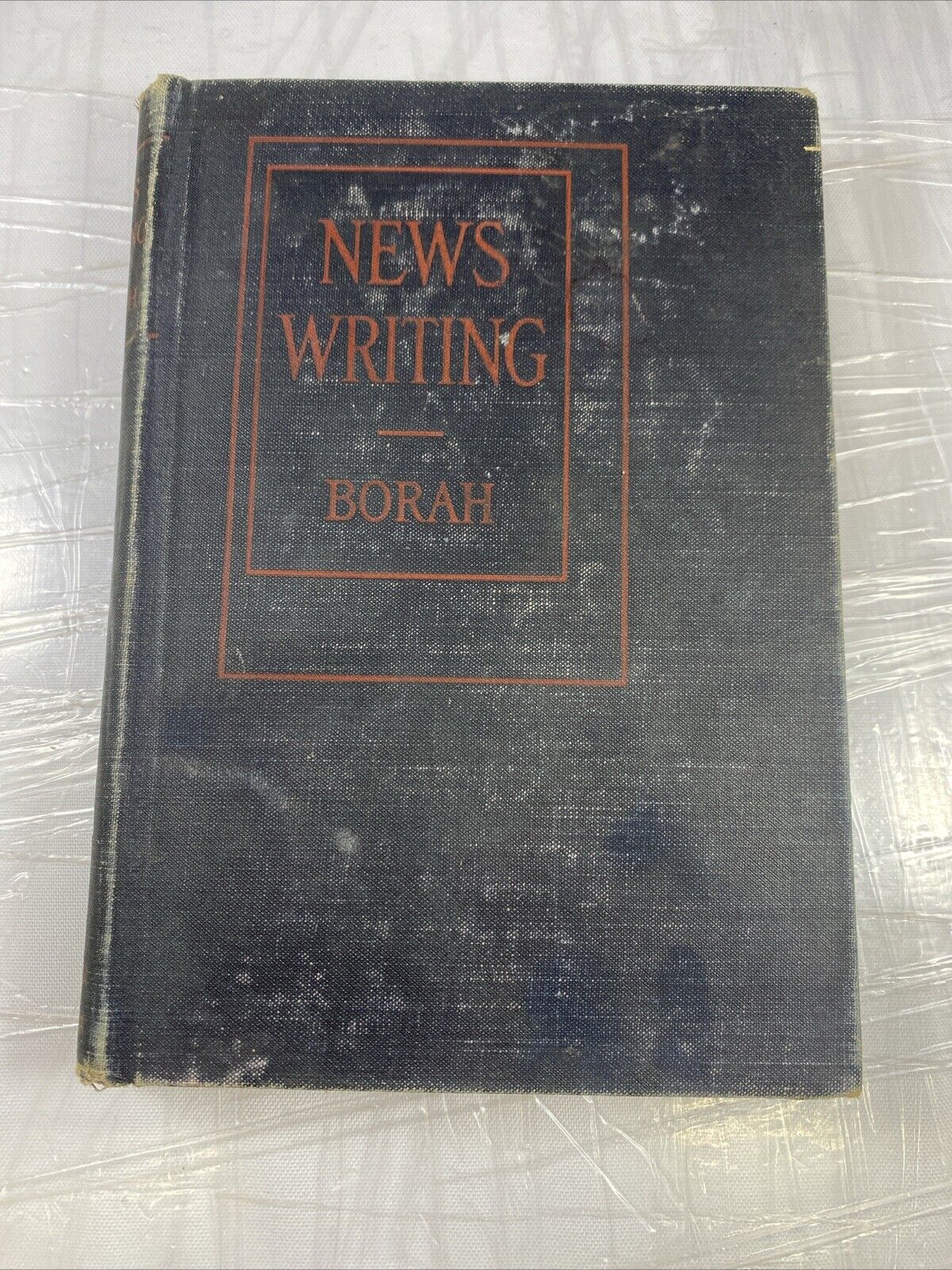 News Writing For High Schools by Leo Borah 1925 Hardcover Antique Text Book