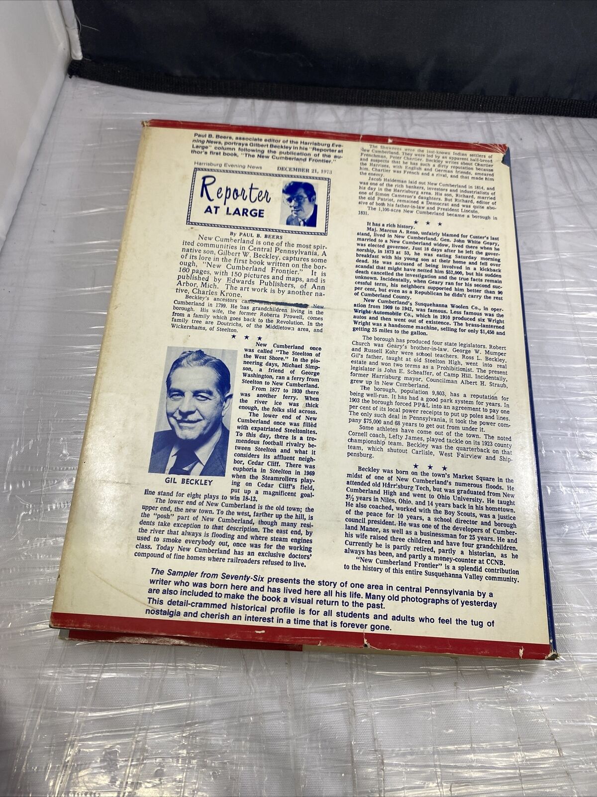 Sampler from Seventy-Six Gilbert Beckley Signed Book Vintage American History