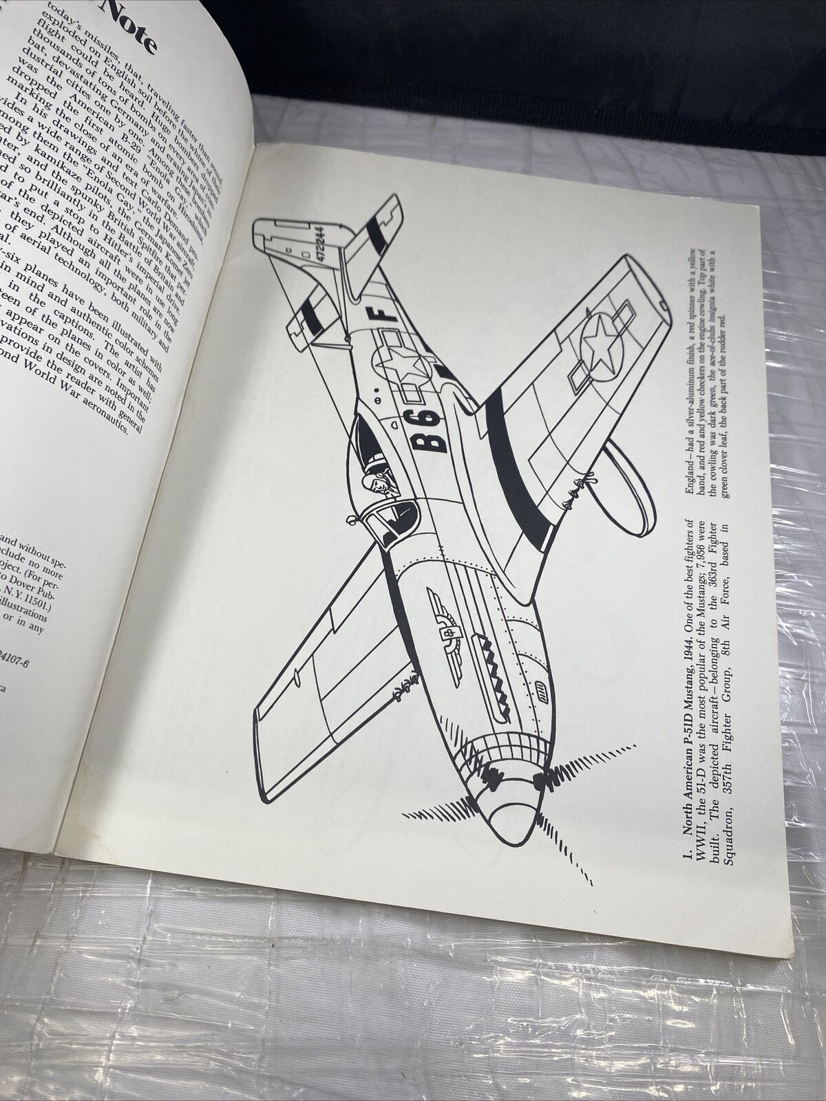 Airplanes of the Second World War Coloring Book by Carlo Demand UNUSED CLEAN VTG