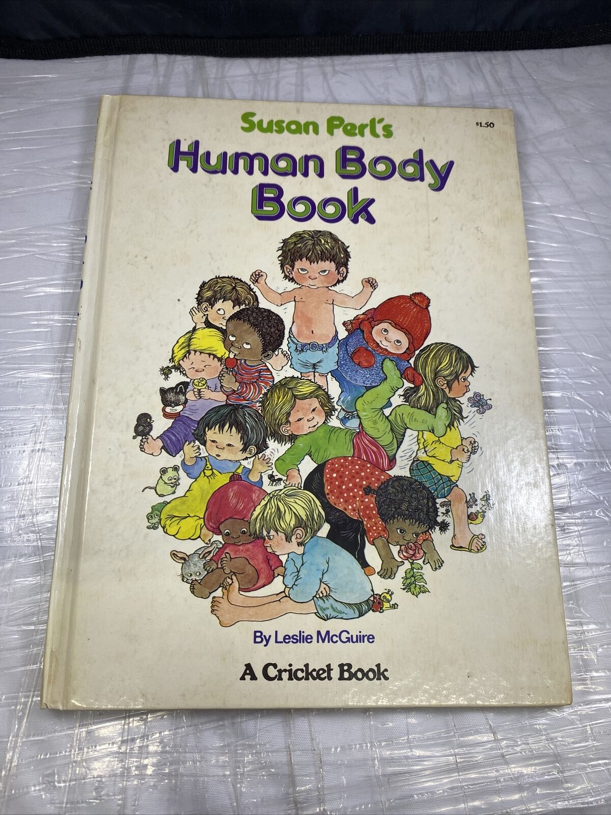 Susan Perl's Human Body Book by Leslie McGuire Vintage 70s Illustrated Kids Book