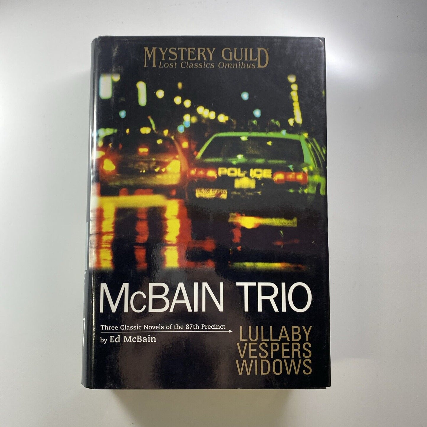 NEW Ed McBAIN TRIO: LULLABY~VESPERS~WIDOWS 87th Precinct Mystery Guild Omnibus