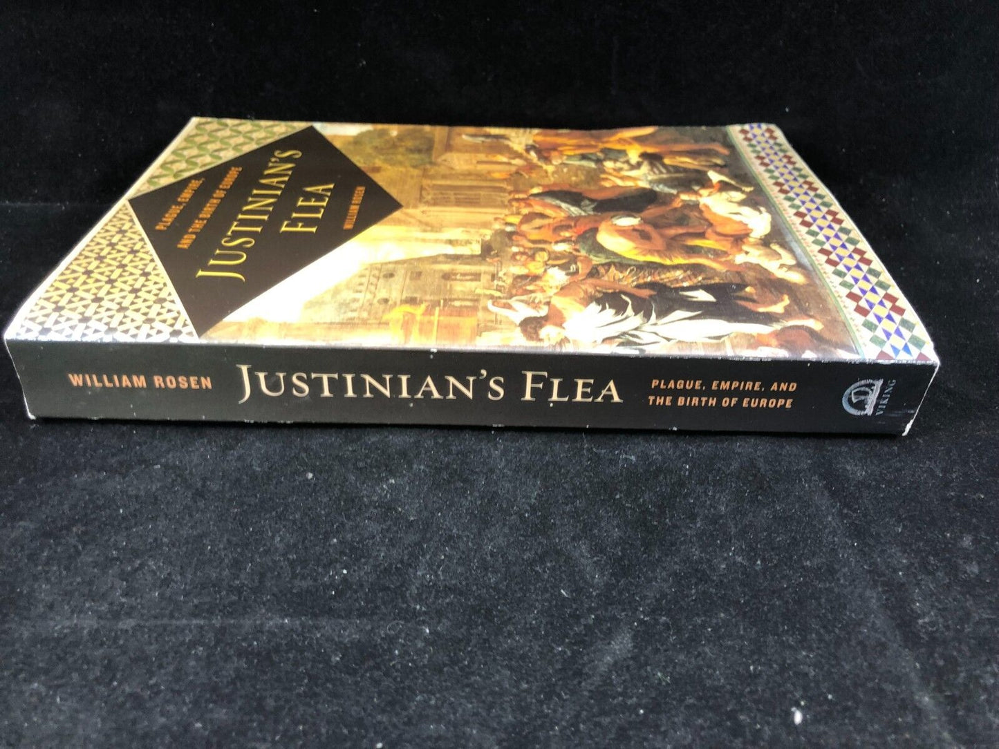Justinians Flea Plague Empire the Birt - Paperback By Rosen, William - GOOD
