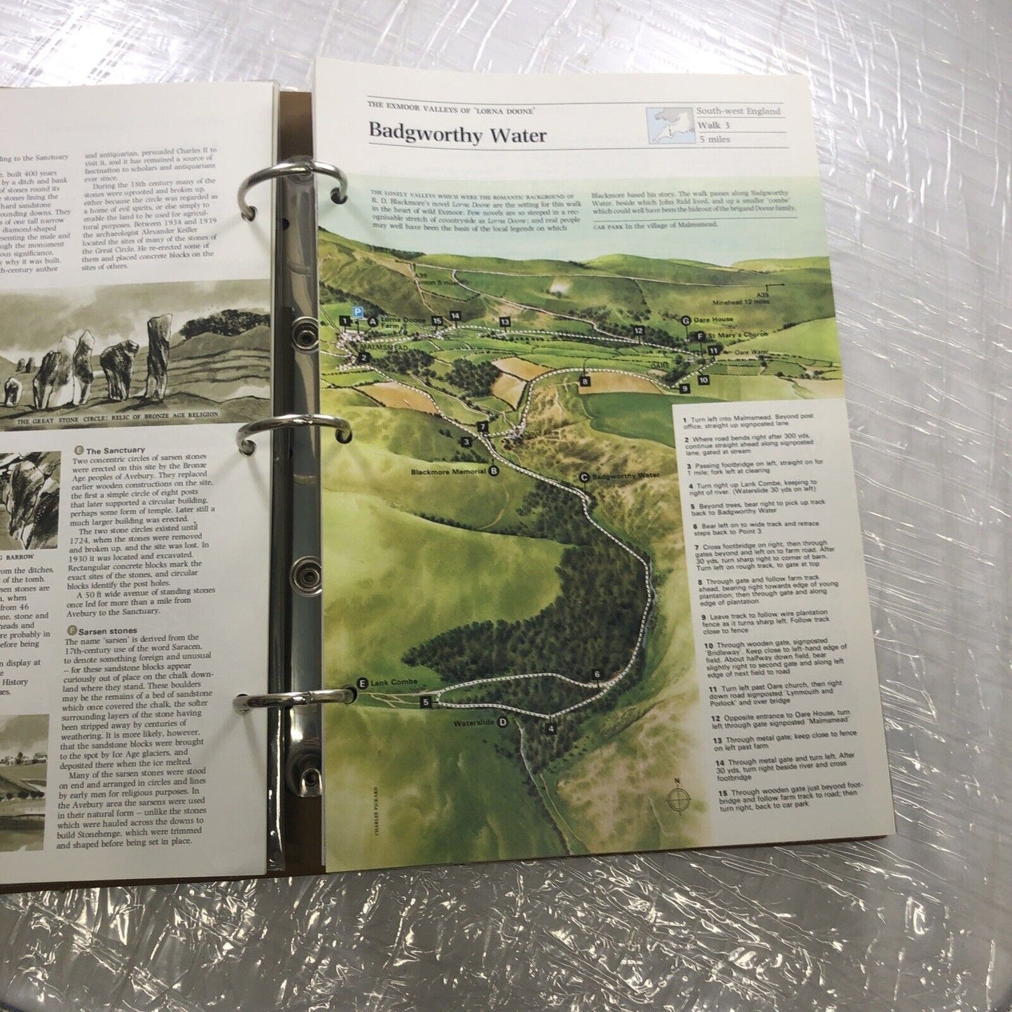 Concise Edition of No Through Road Book of Country Walks 1979 Binder