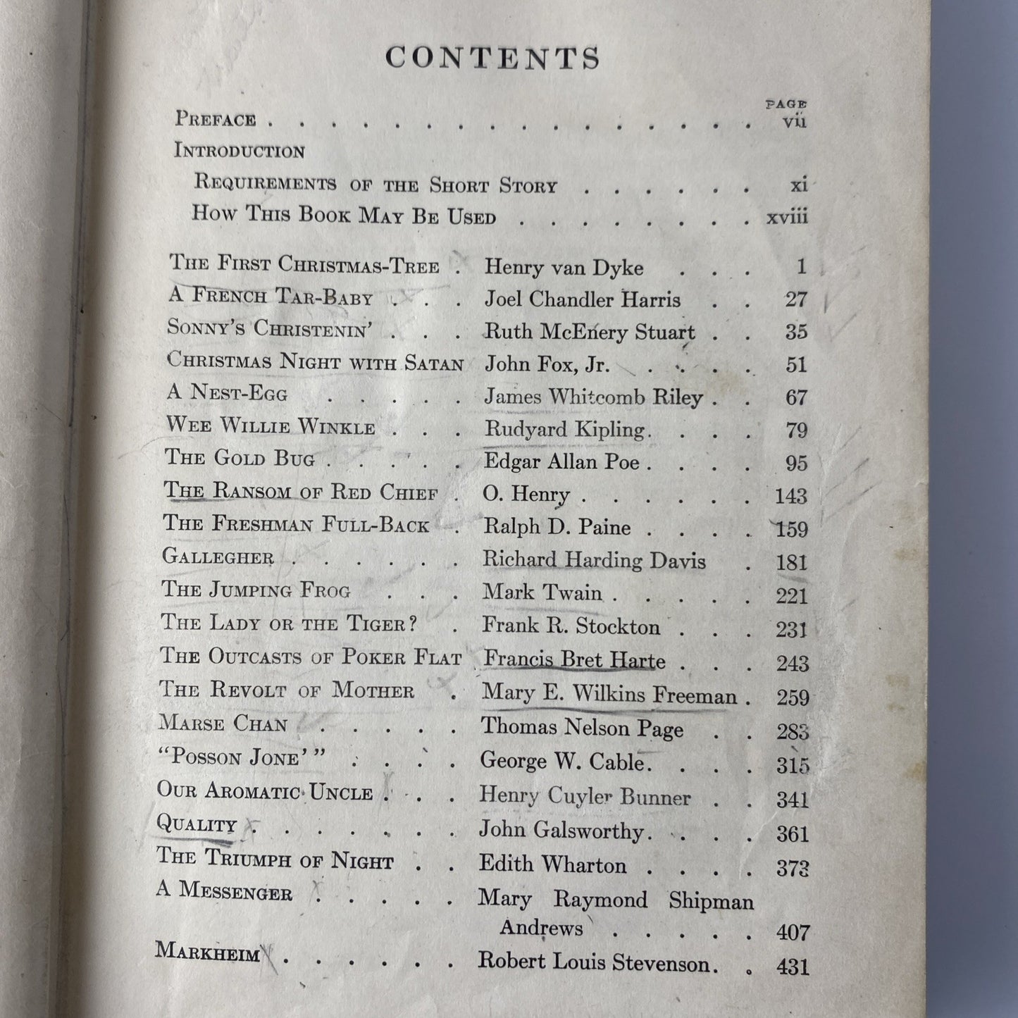 SHORT STORIES FOR ENGLISH COURSES by Rosa M.R. Mikels 1920 Antique Literature