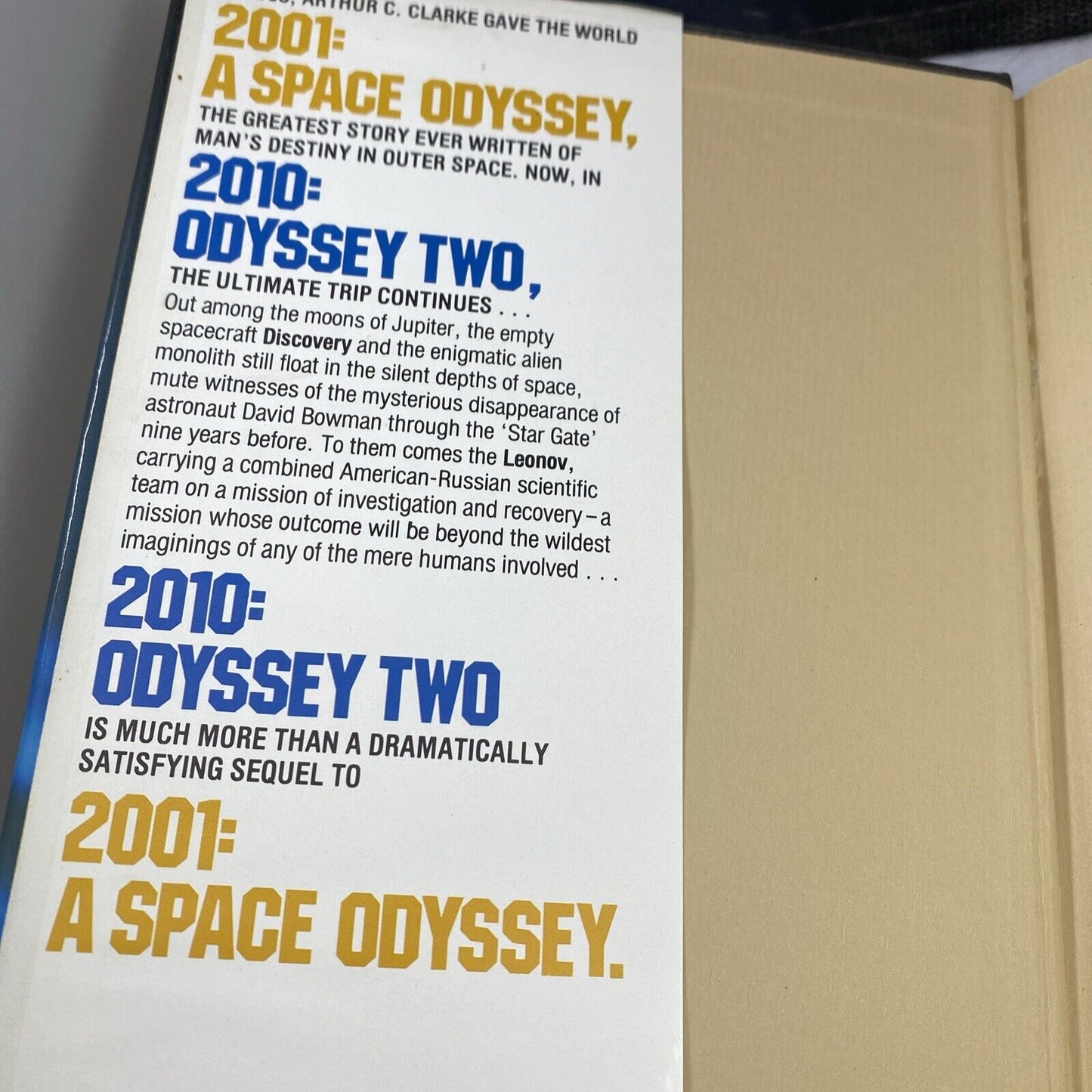 2010: Odyssey Two by Arthur C. Clarke HC w/ DJ BCE Book Club Edition Rare Sci Fi