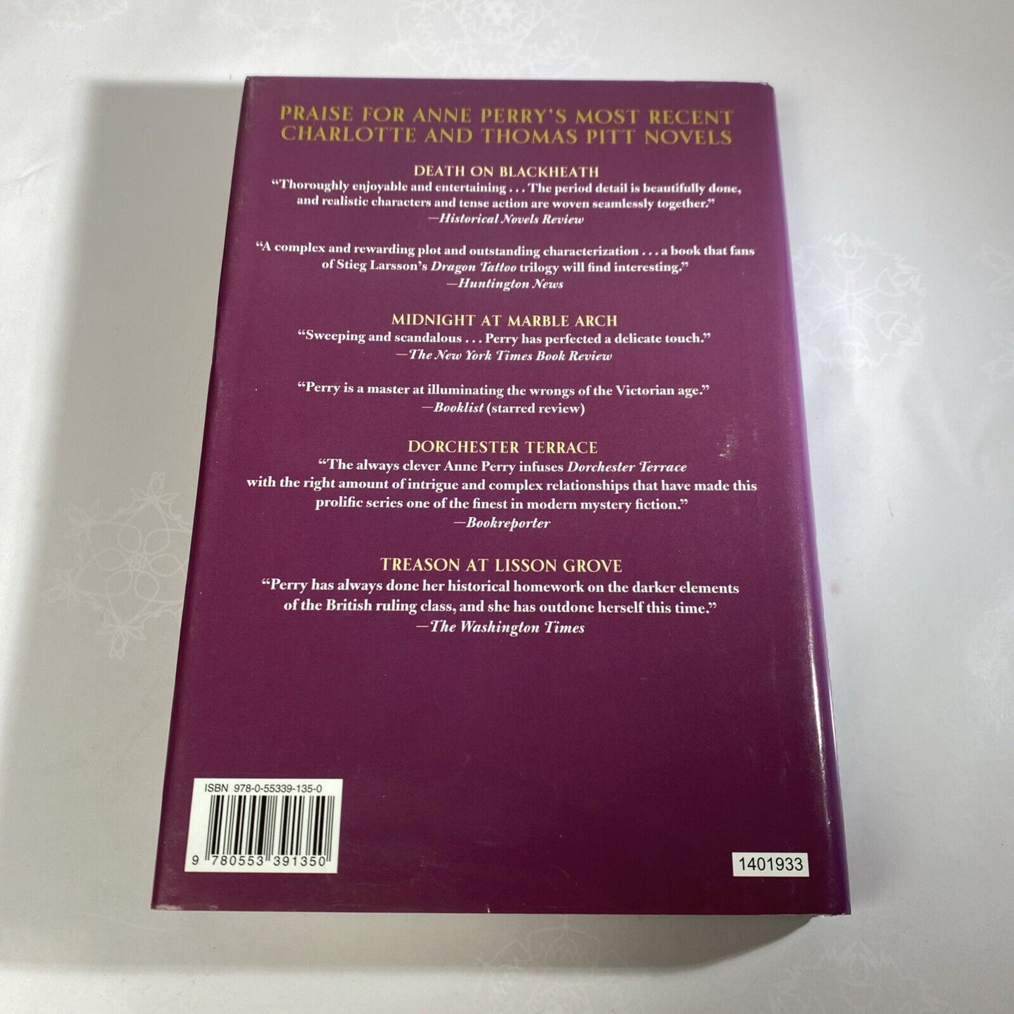 The Angel Court Affair Hardcover Anne Perry Very Good Mystery Novel Book Club Ed