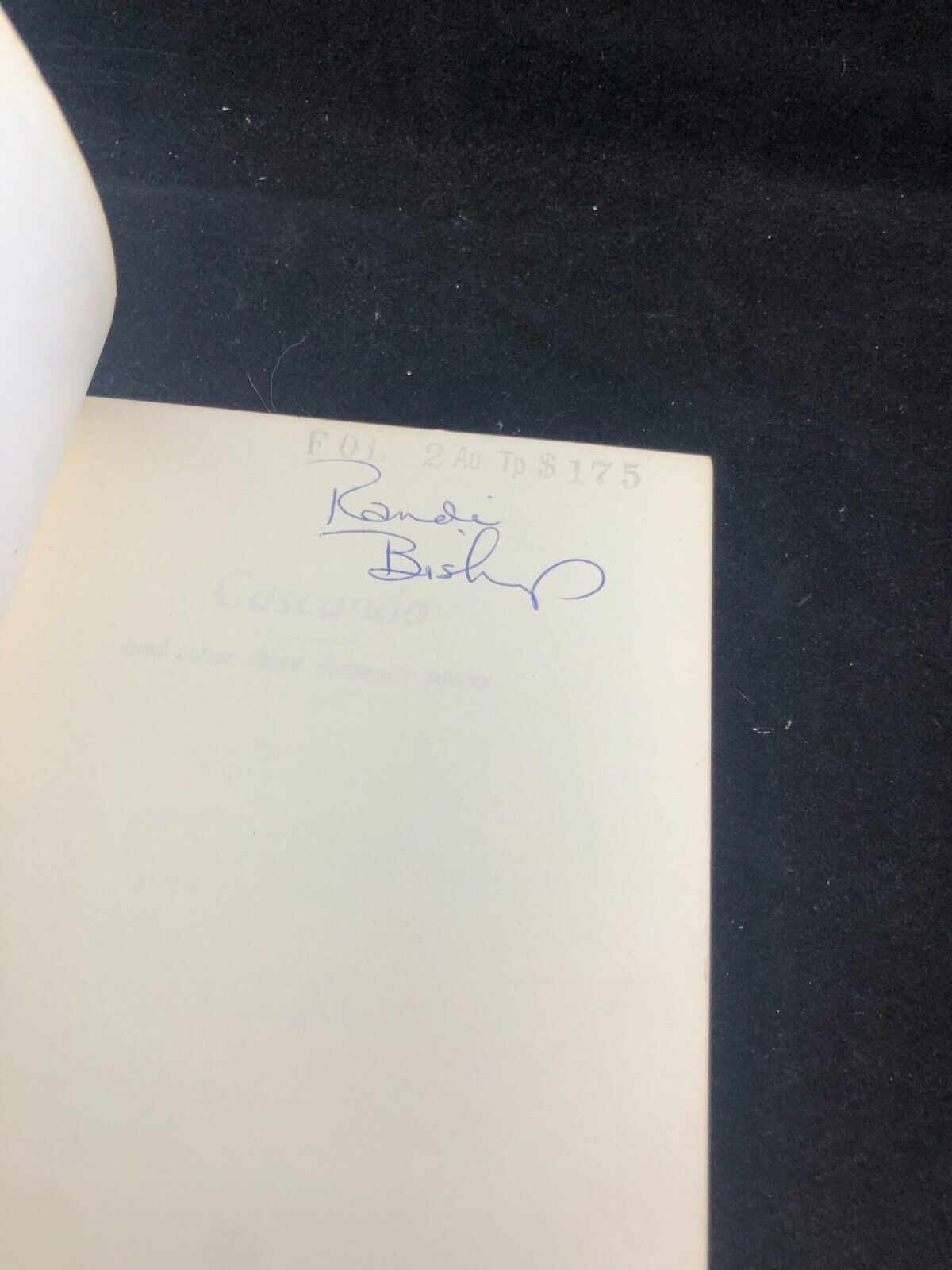 Cascando and Other Short Dramatic Pieces by Samuel Beckett 2nd print