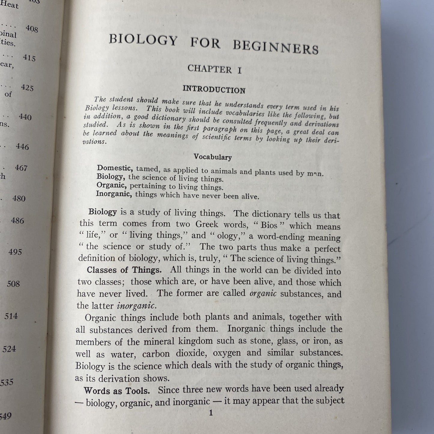 Biology For Beginners textbook by Truman J. Moon 1921 1924 antique vintage