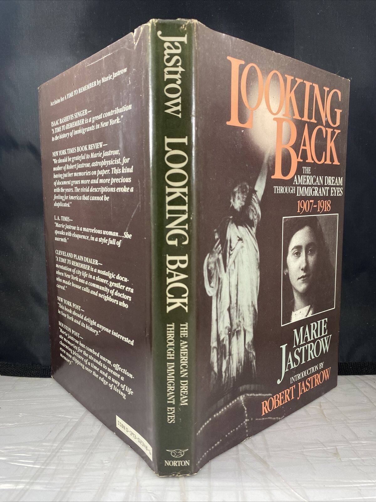 Looking Back: The American Dream... Marie Jastrow & Robert Jastrow 1986 HCDJ