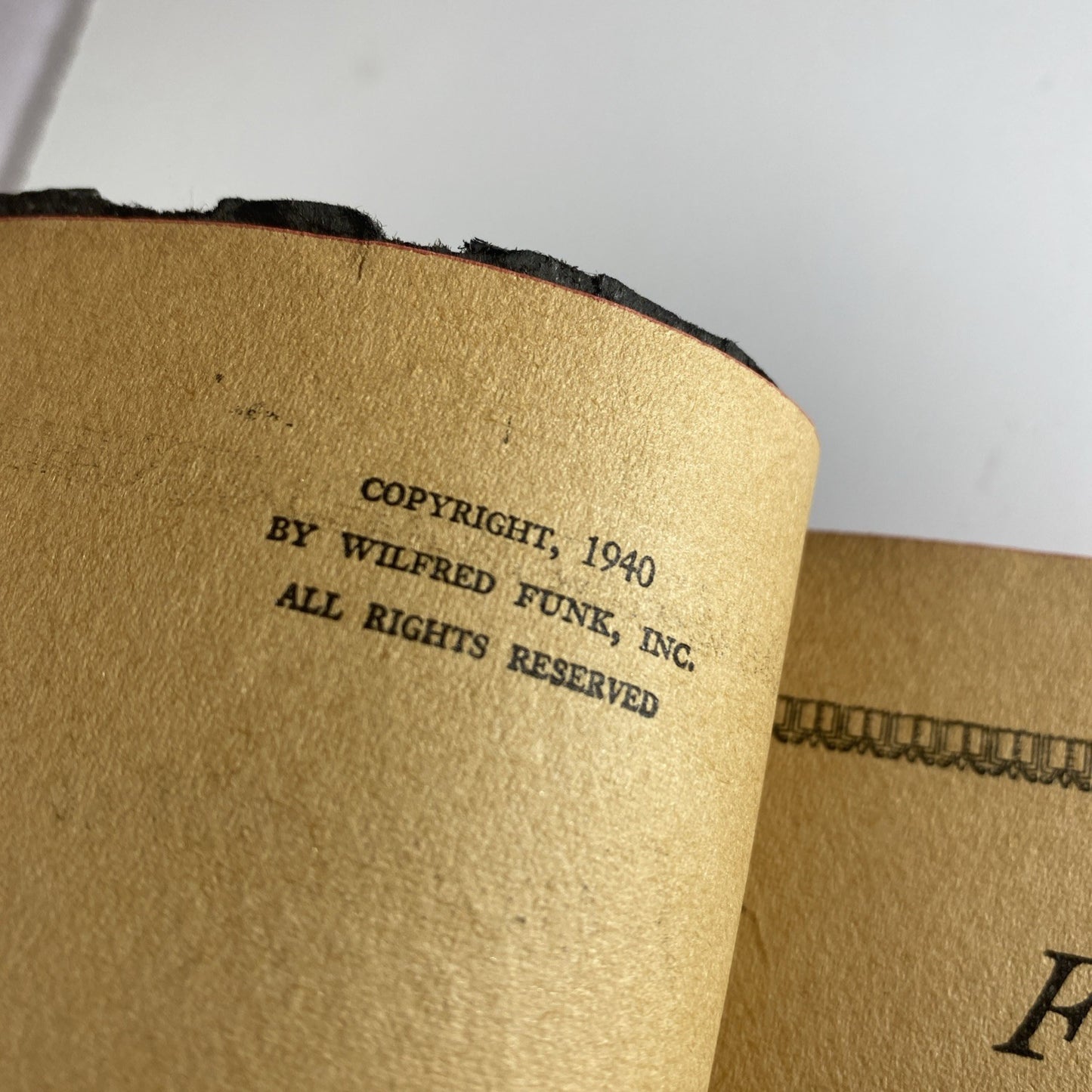 Vintage 1940 Book Life Sayings and Words of Jesus W/ Dried Flowers Christian