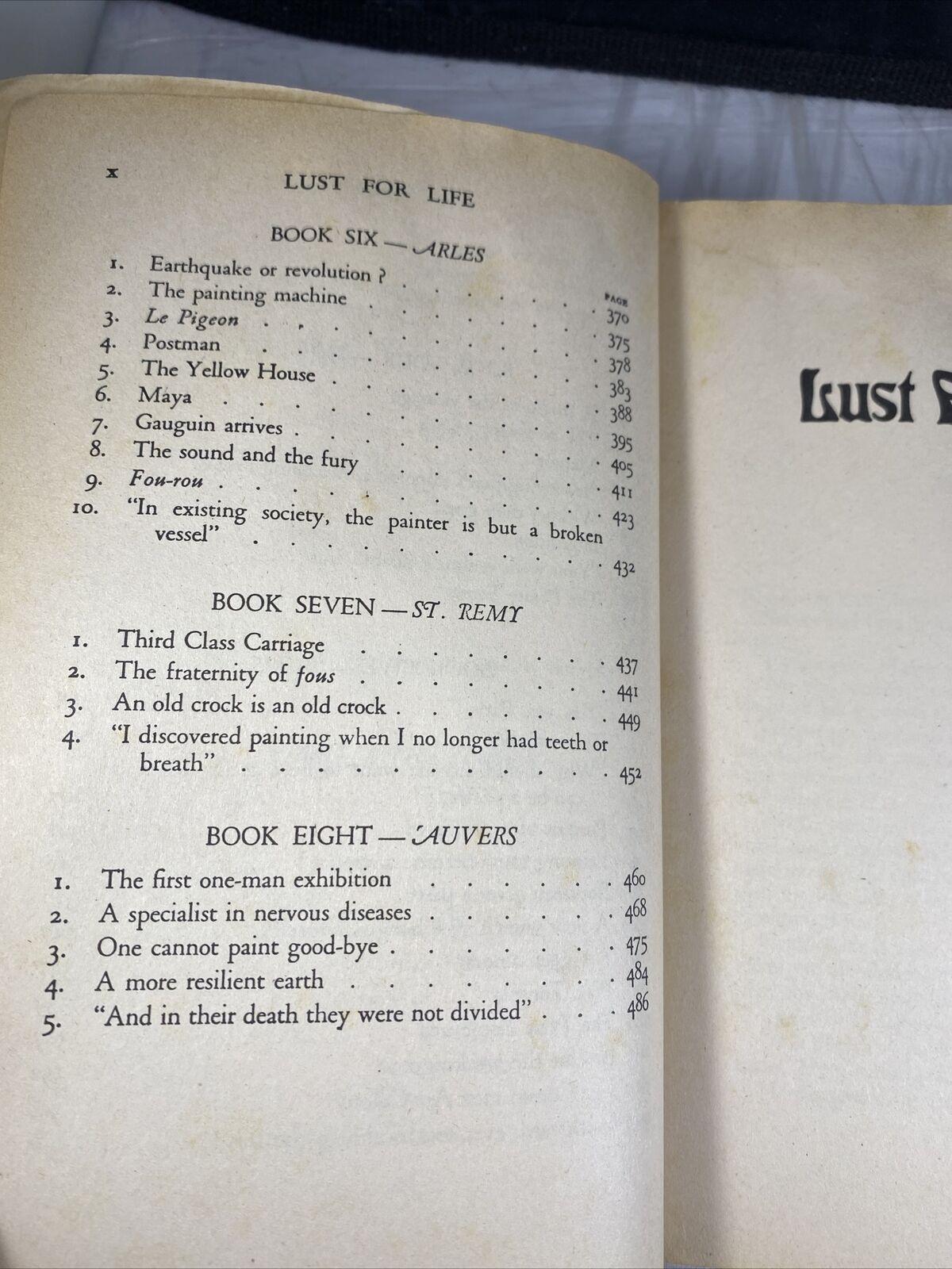 Lust for Life Paperback Irving Stone 50th Anniversary First Plume Print