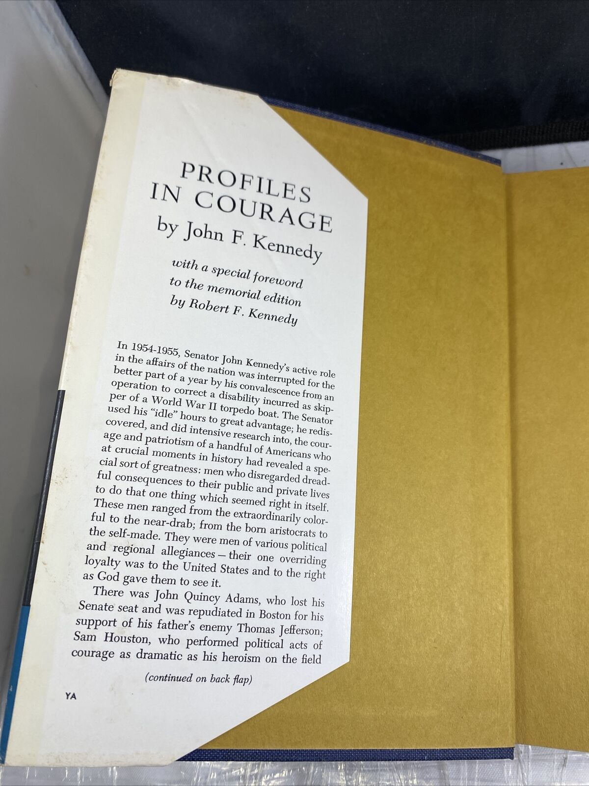 Profiles In Courage By John F Kennedy Memorial Edition RFK 1964 HC DJ 1st Print