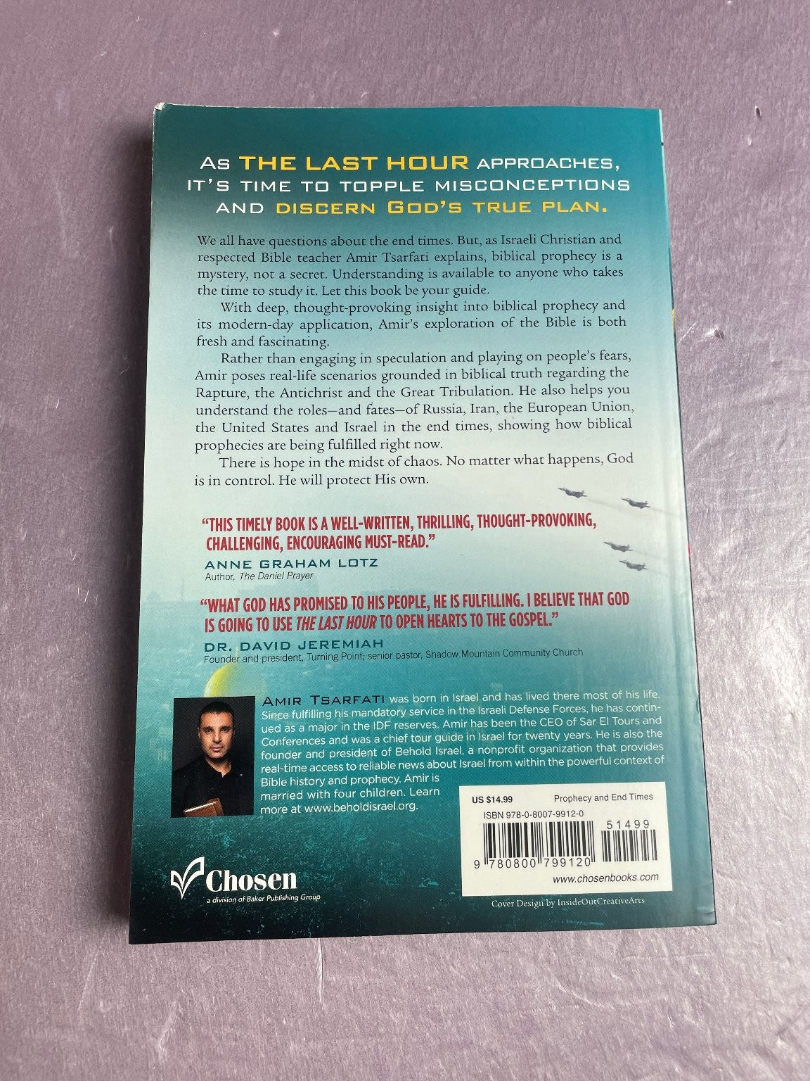 The Last Hour Amir Tsarfati 2018 End Times Prophecy Christian Chosen Books